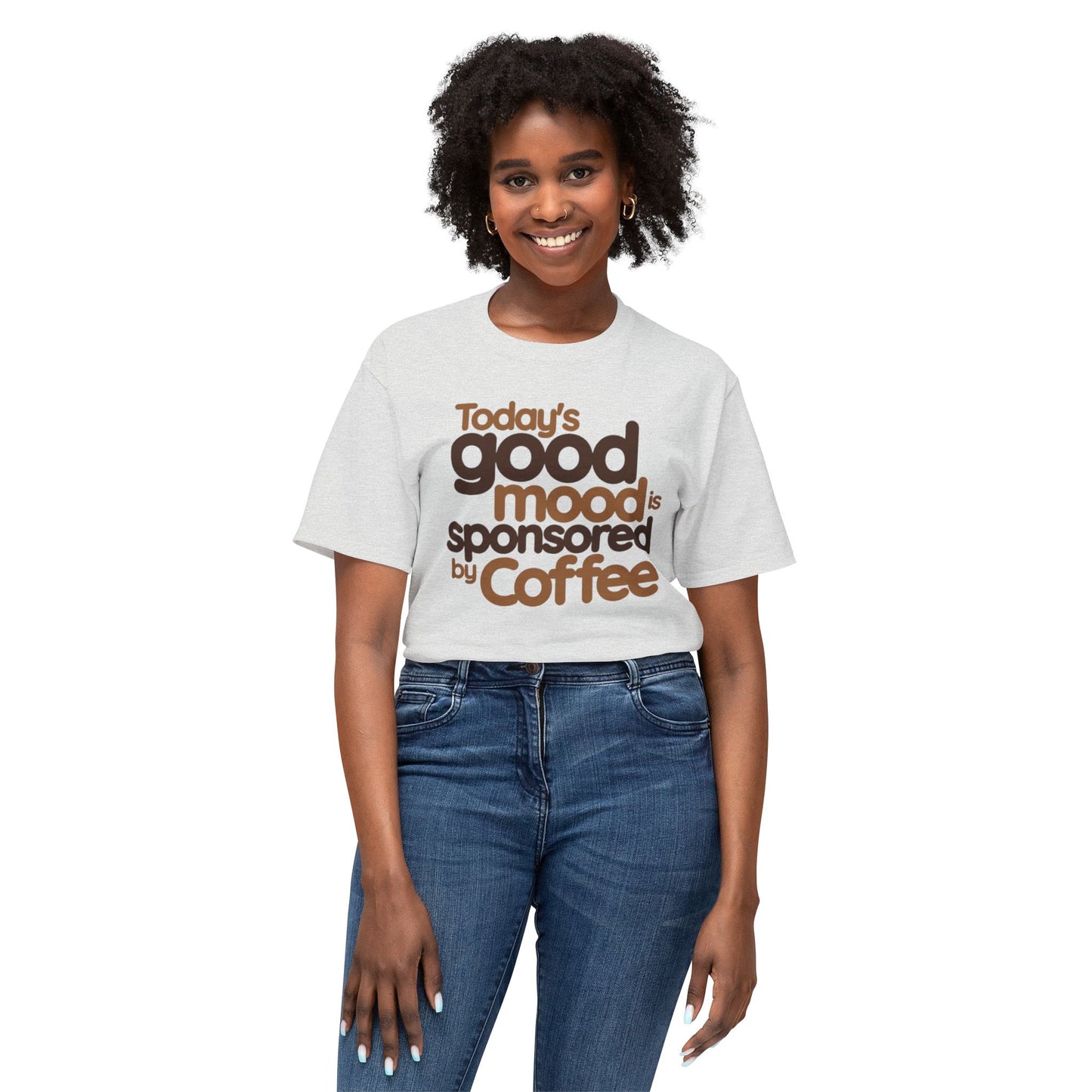 Funny Coffee Mood T-Shirt - Unisex HD Cotton™ | Coffee Lover Gift