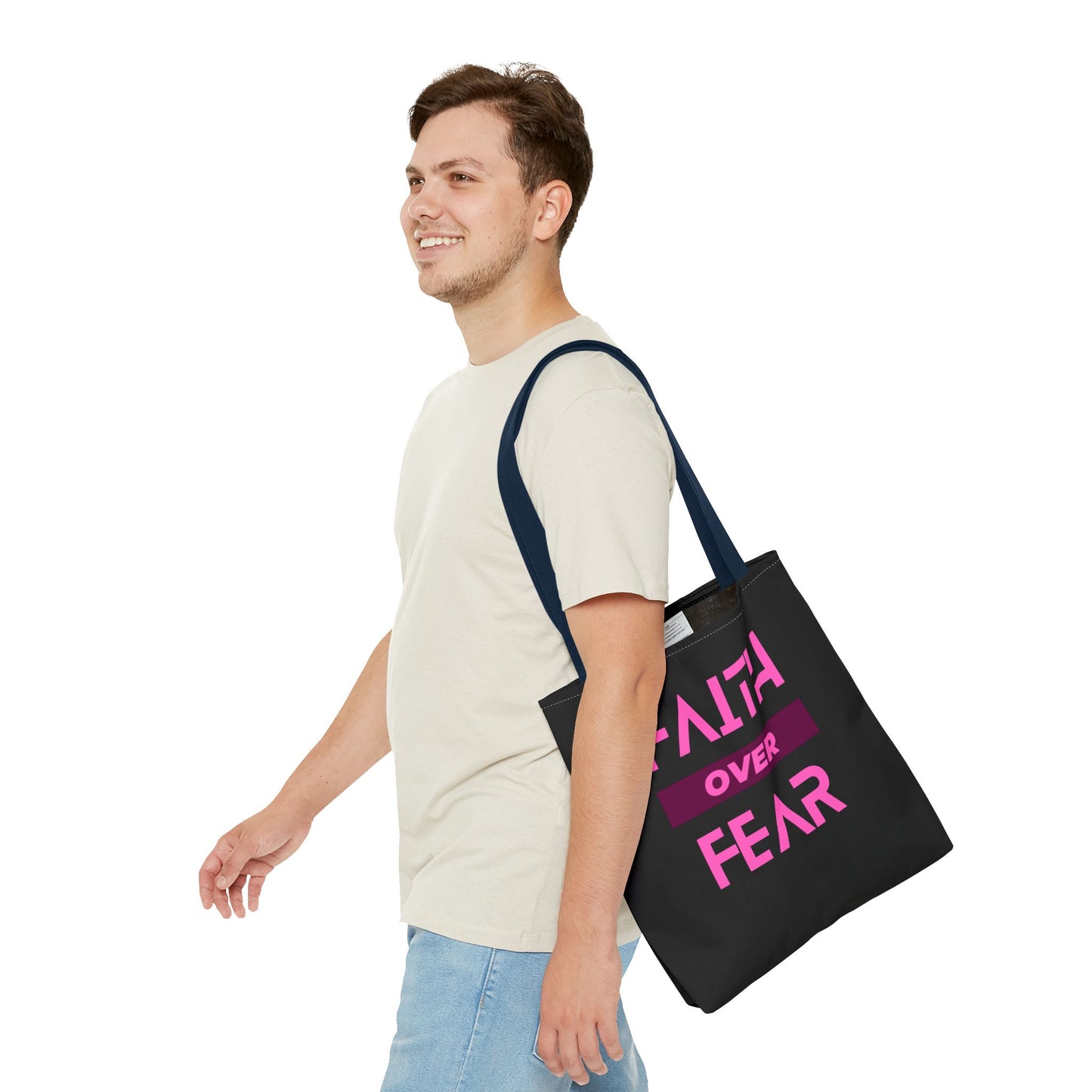 Faith over Fear Tote Bag
