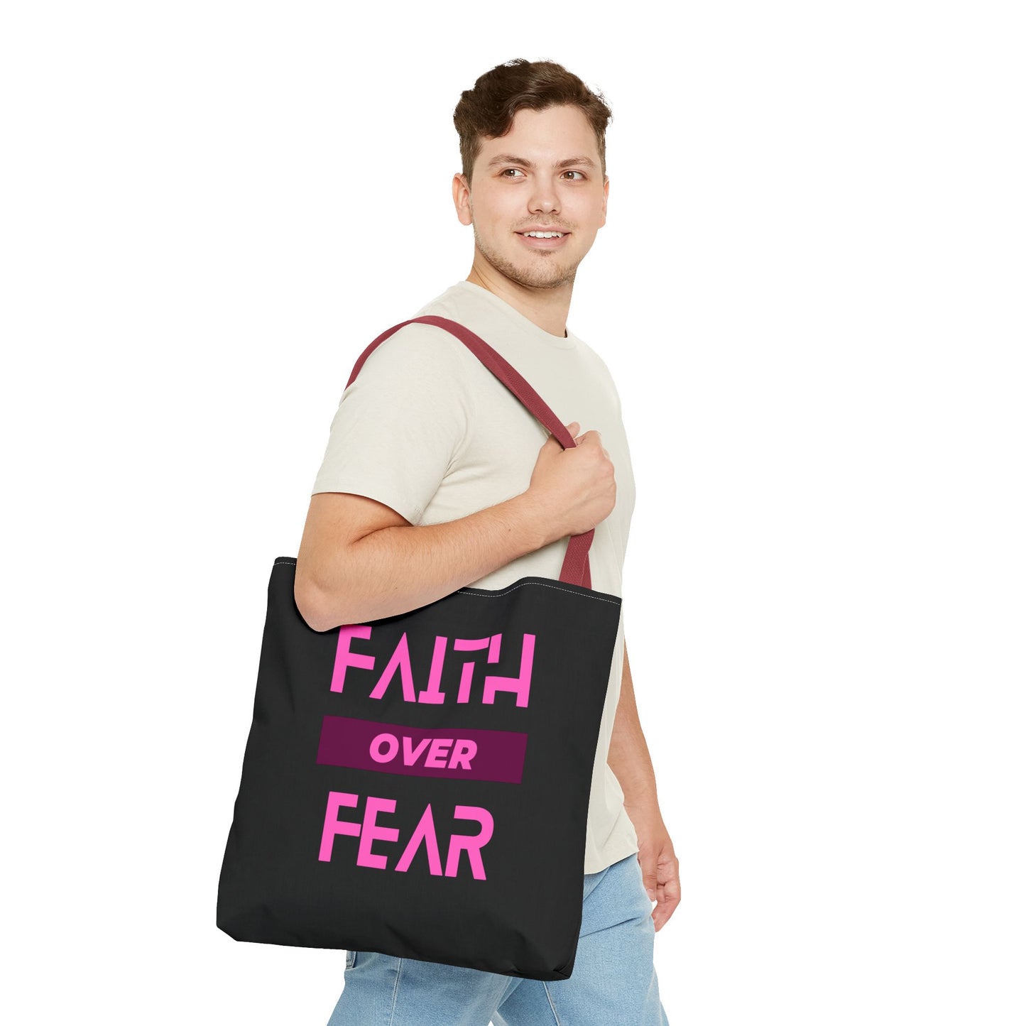 Faith over Fear Tote Bag