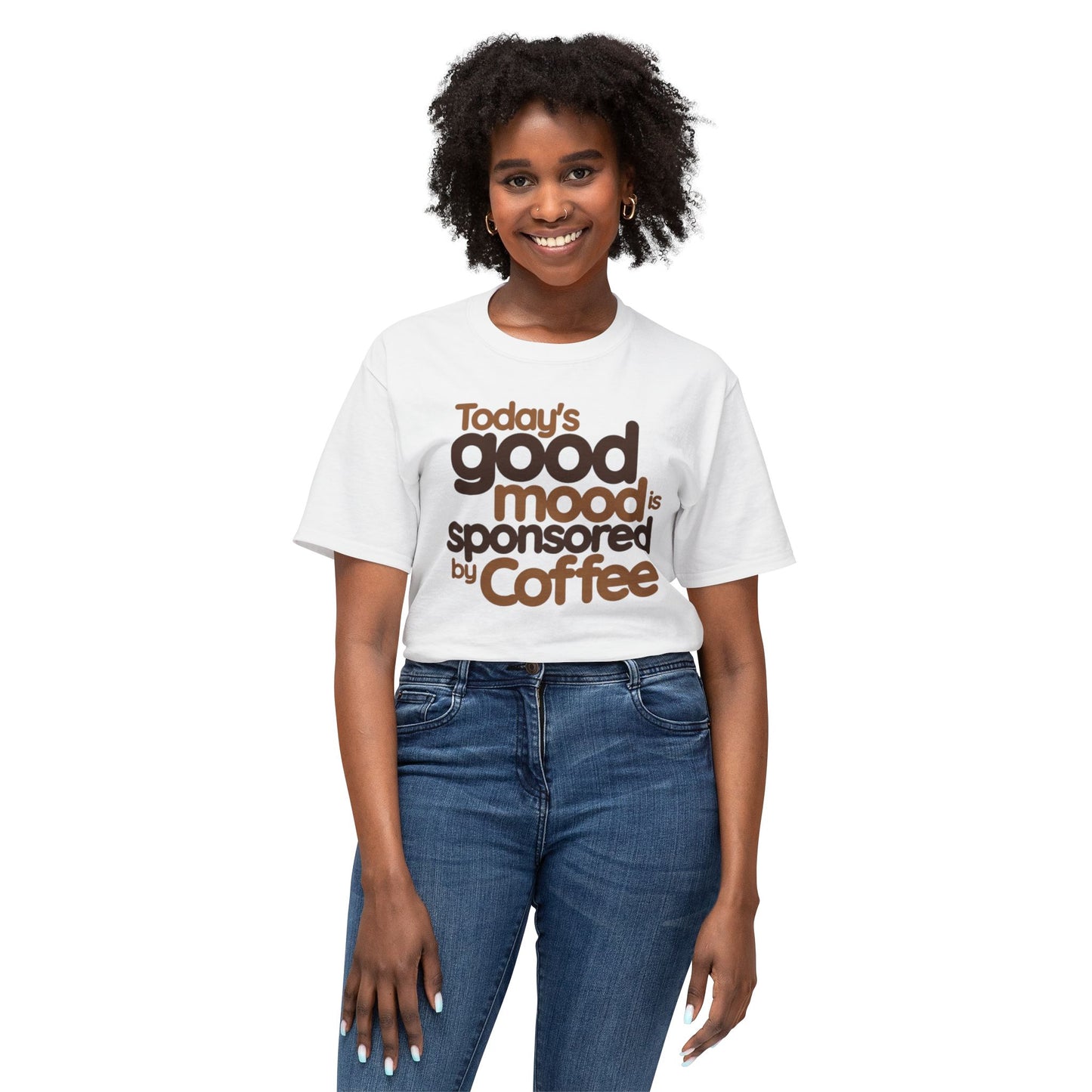 Funny Coffee Mood T-Shirt - Unisex HD Cotton™ | Coffee Lover Gift