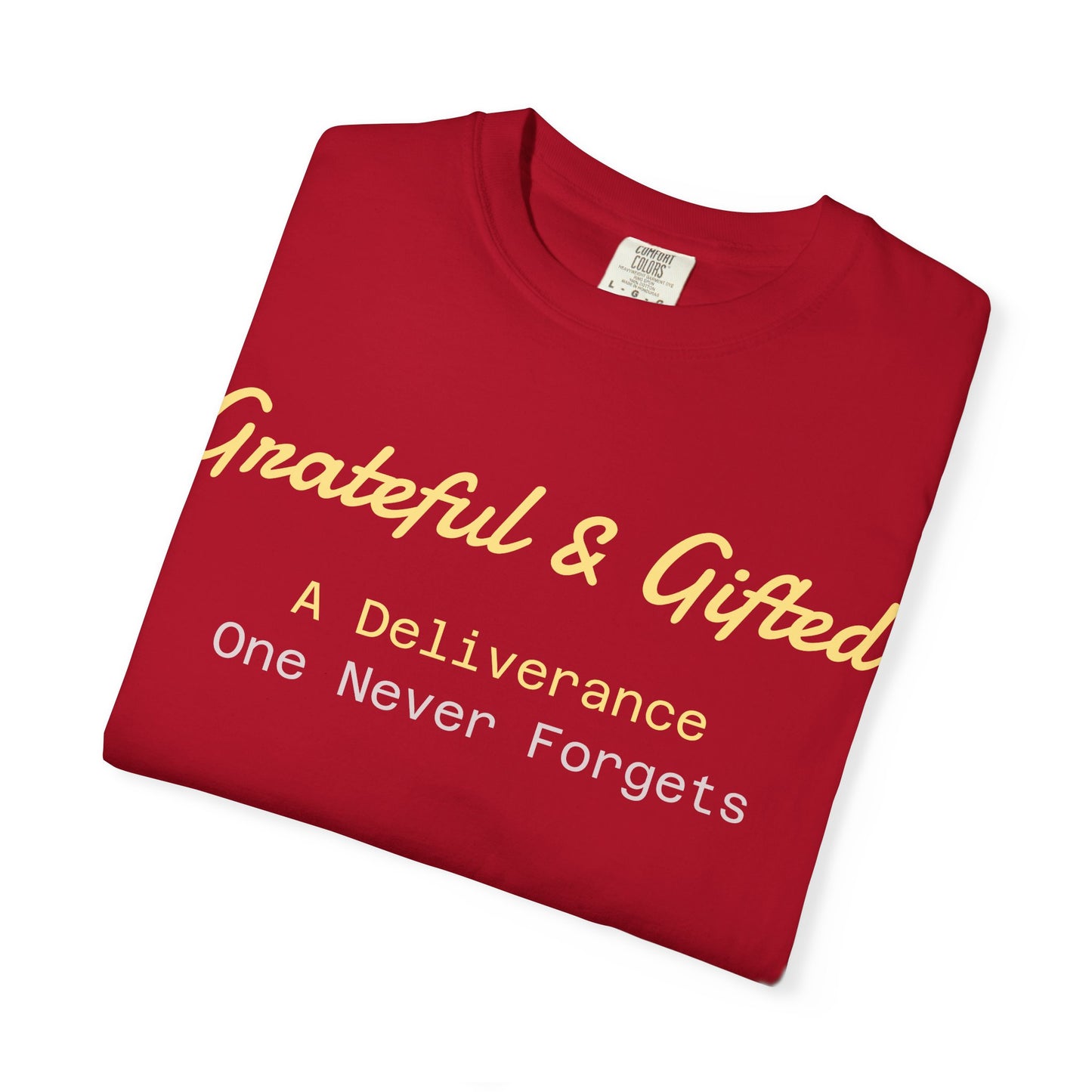 Grateful & Gifted T-Shirt | Perfect for Gratitude Celebrations, Thoughtful Gifts, Everyday Casual Wear, & Unisex Style