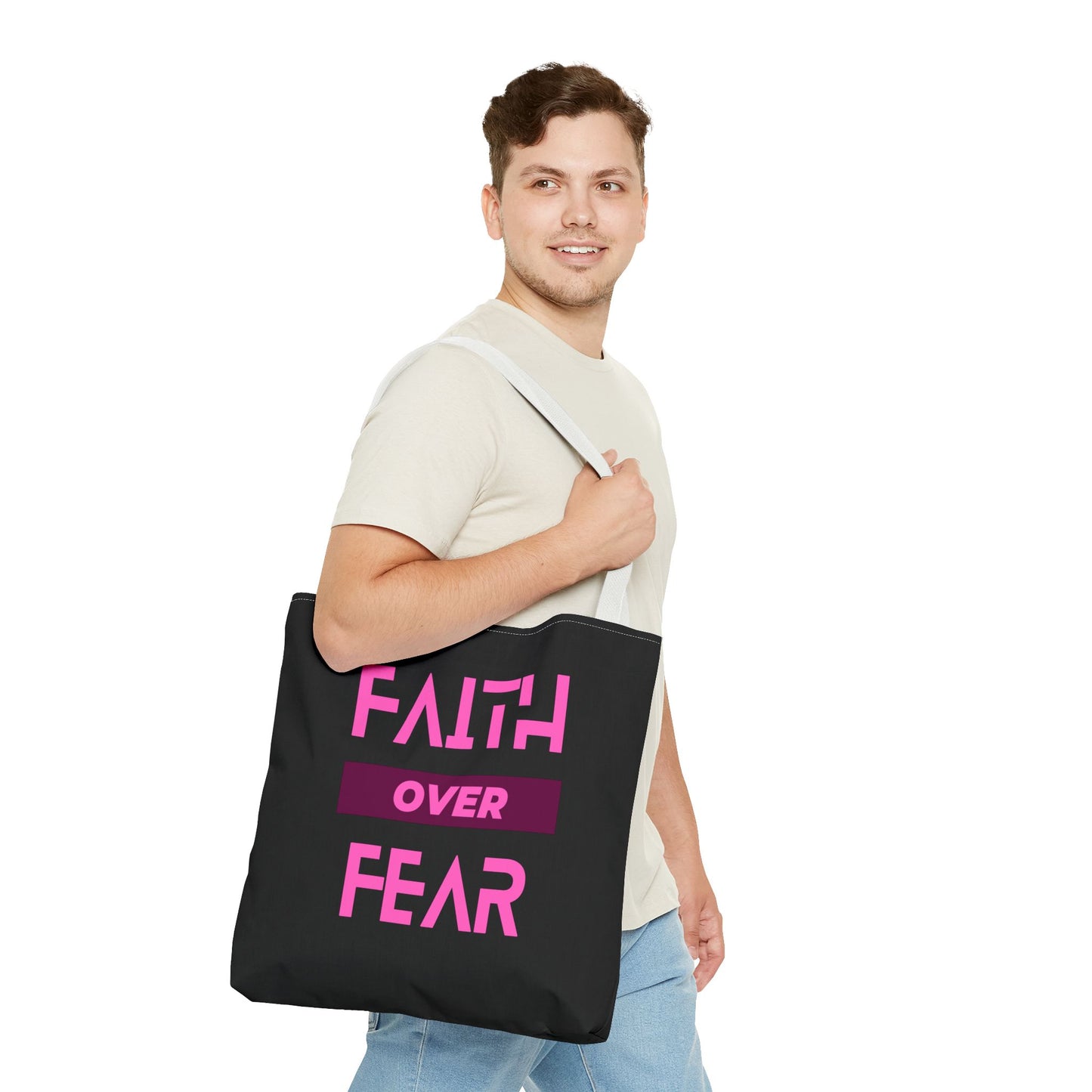Faith over Fear Tote Bag