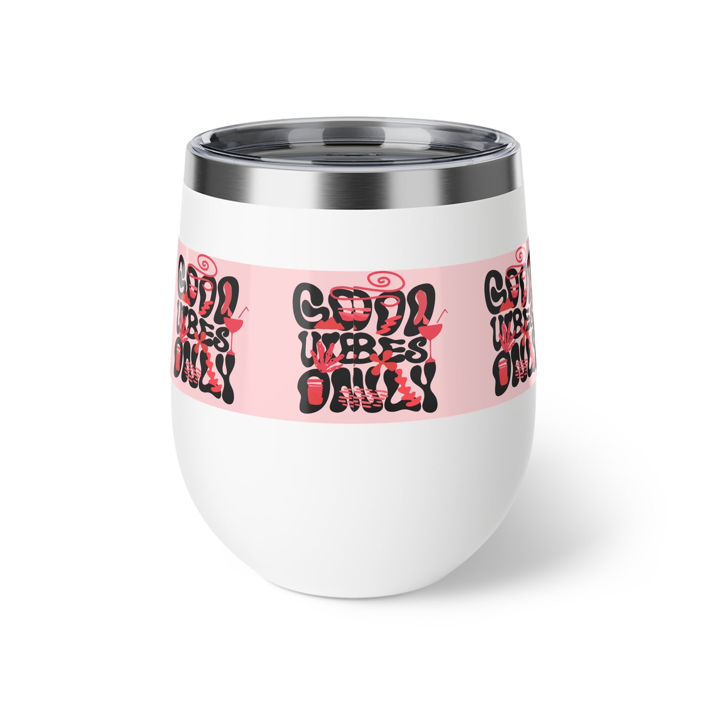 Chic Insulated Travel Mug, Coffee Lovers Gift, Sassy Wine Tumbler, Cute Outdoor Cup, Birthday Party Accessory