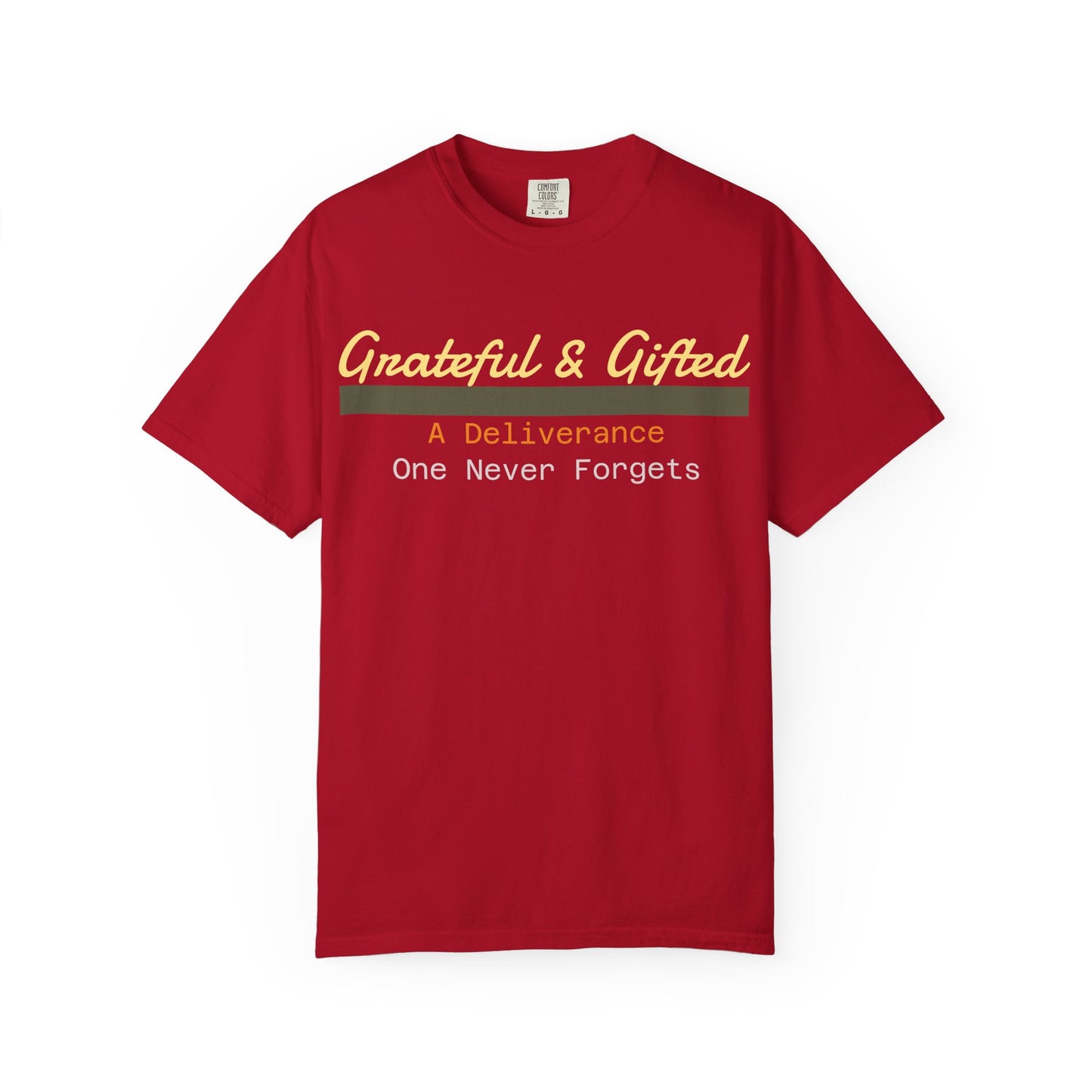 Grateful & Gifted T-Shirt | Perfect for Gratitude Celebrations, Thoughtful Gifts, Everyday Casual Wear, & Unisex Style