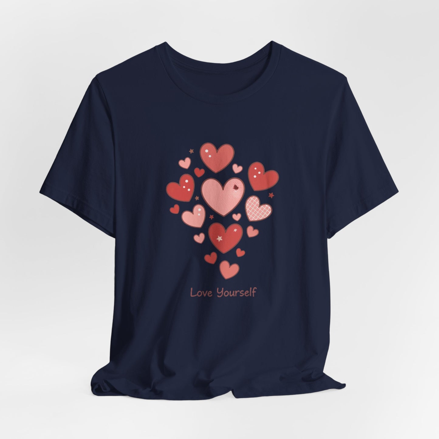 Tiny Heart Cluster Tee | heart pattern shirt, tiny heart design