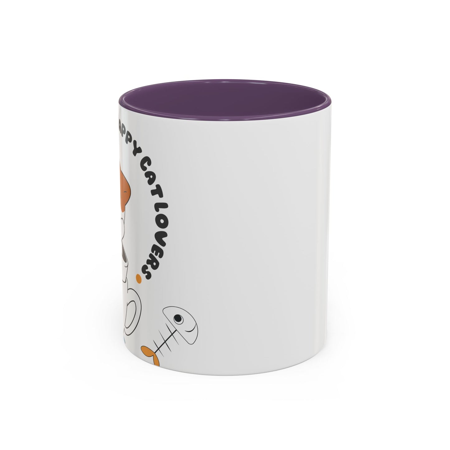 Whimsical Cat Lovers Coffee Mug | Cute Cat Decor, Gift for Pet Owners, Fun Design, Coffee Lover's Gift, Black Accent Mug