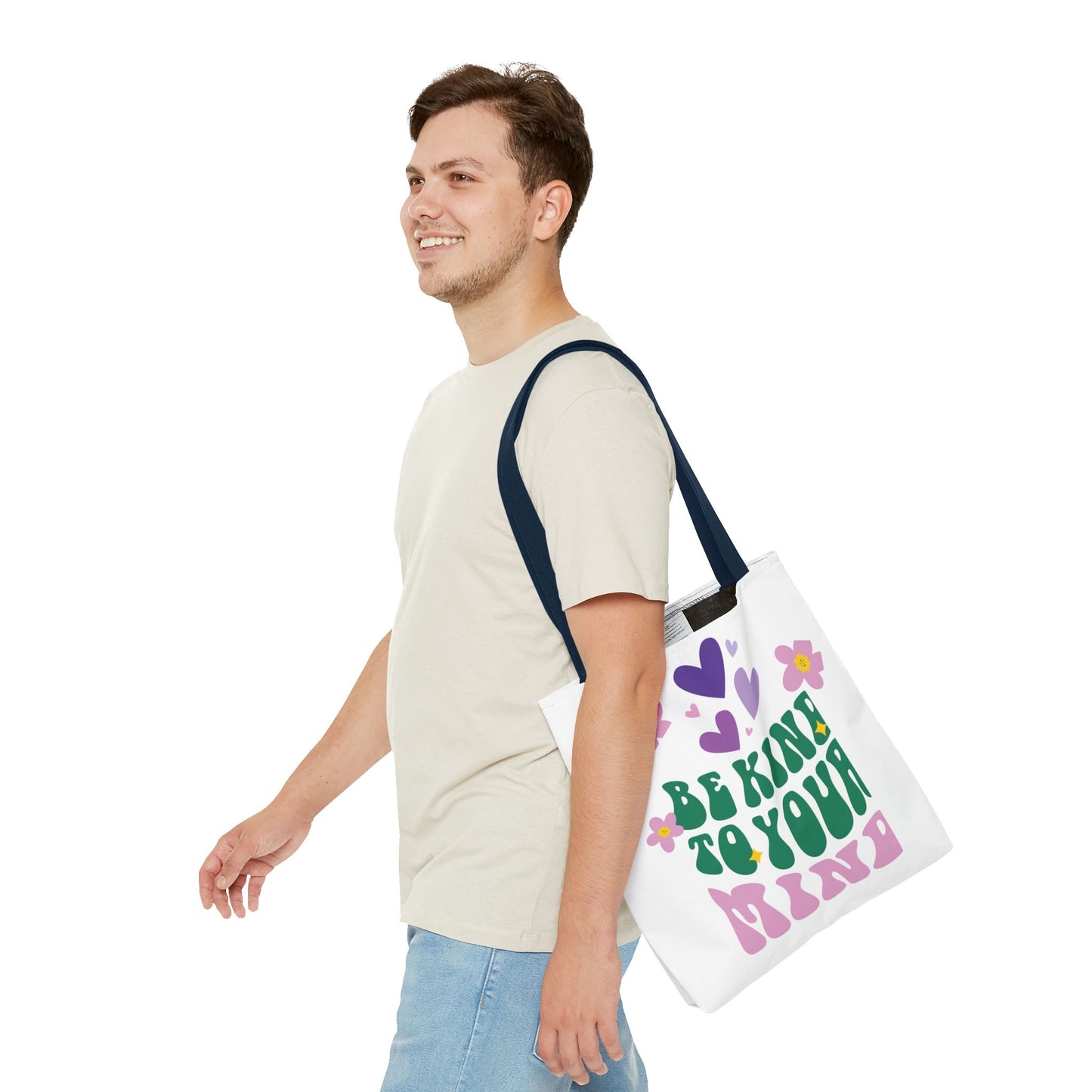 Be Kind To Your Mind Tote Bag, Mental Health Tote Bag, Motivational Gifts, Inspirational Tote Bag, Awareness Tote Bag