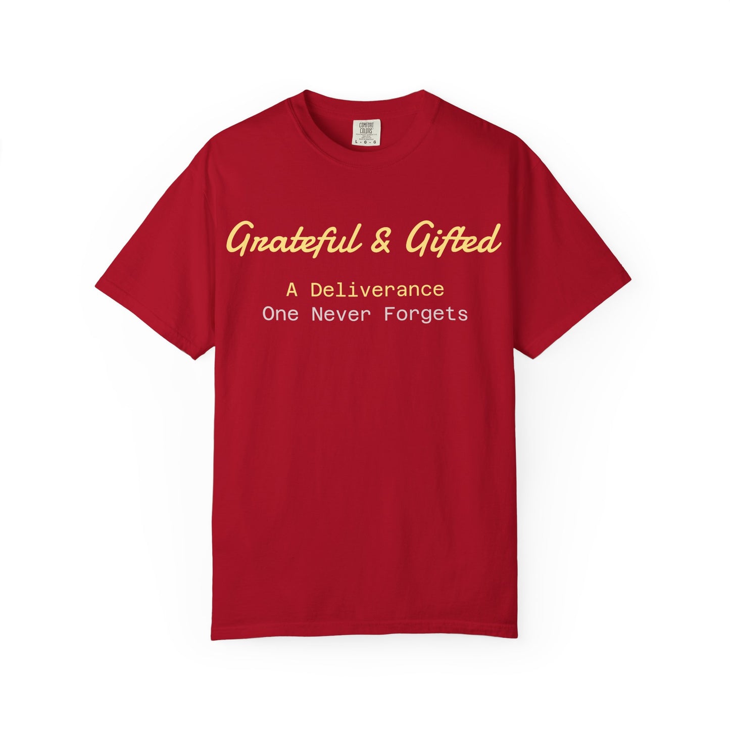 Grateful & Gifted T-Shirt | Perfect for Gratitude Celebrations, Thoughtful Gifts, Everyday Casual Wear, & Unisex Style