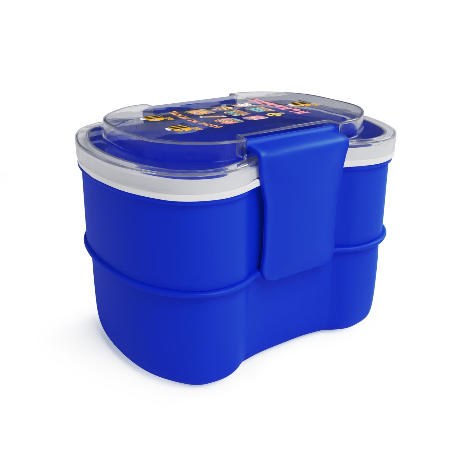 Two-Tier Bento Box for Kids, Fun Lunch Container, Back to School Snack Box, Personalized Lunchbox, Cute Meal Prep Holder