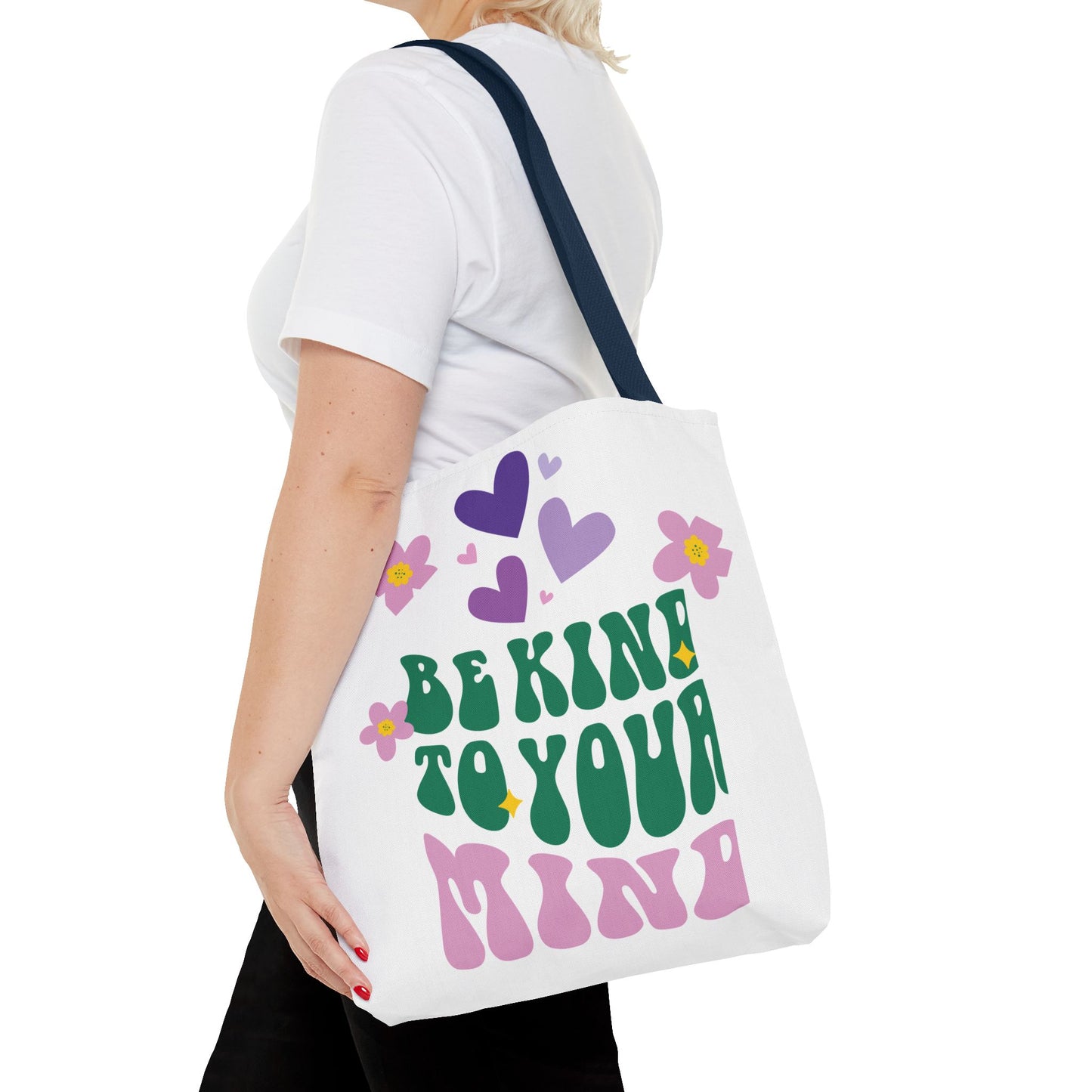 Be Kind To Your Mind Tote Bag, Mental Health Tote Bag, Motivational Gifts, Inspirational Tote Bag, Awareness Tote Bag