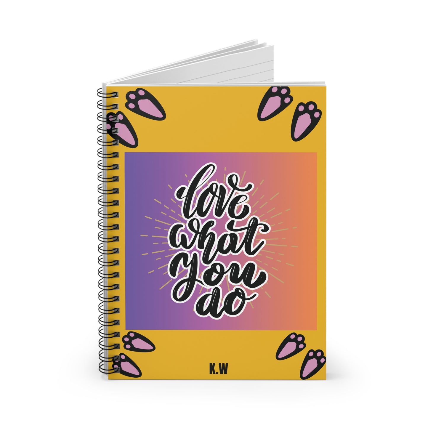 Personalize Spiral Notebook, Gift for Her, Customize