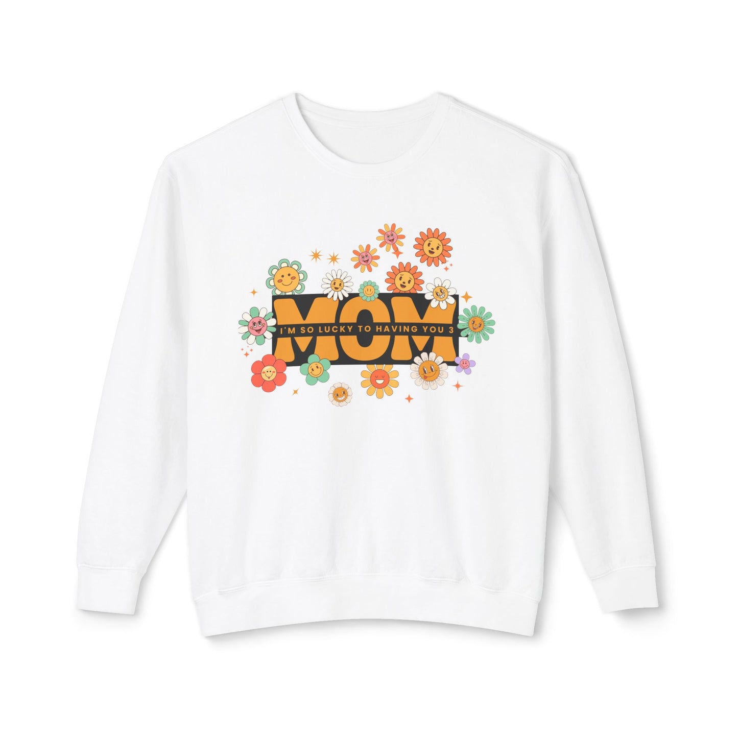 Mom Floral Crewneck Sweatshirt, Mother's Day Gift, Cozy Pullover, Family Apparel, Spring Fashion, Gift for Her