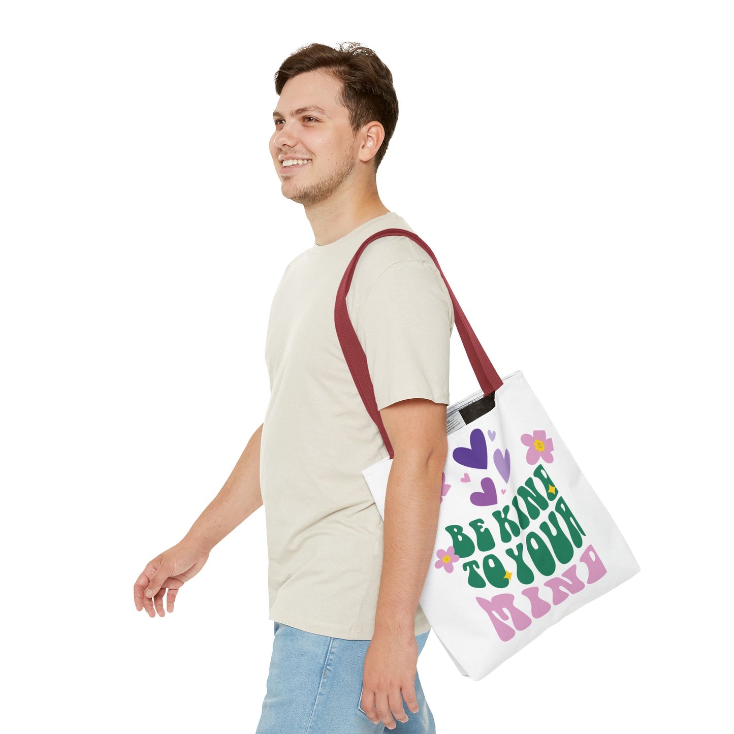 Be Kind To Your Mind Tote Bag, Mental Health Tote Bag, Motivational Gifts, Inspirational Tote Bag, Awareness Tote Bag
