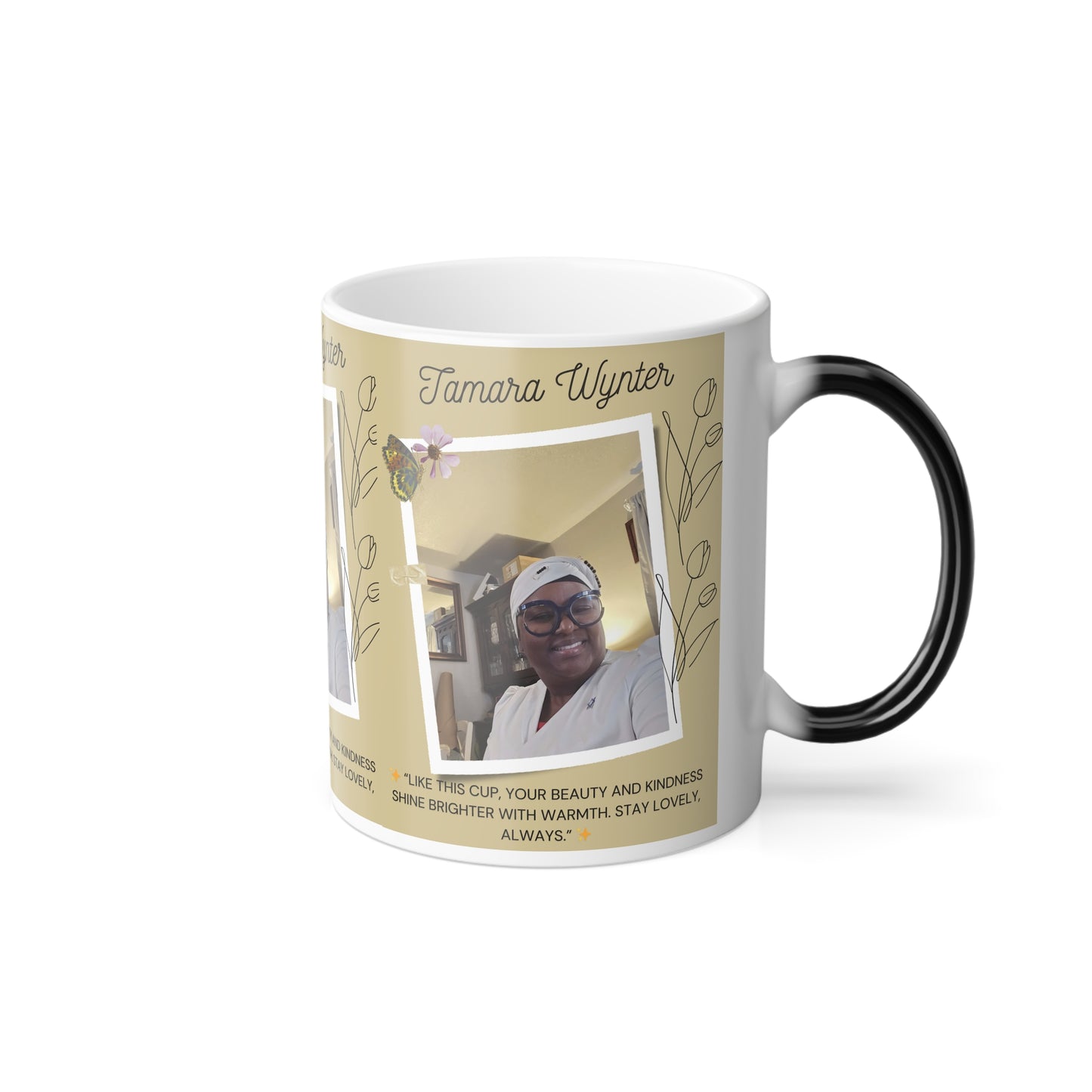 Personalized Color Changing Mug, Custom Gift for Friends, Family, Inspirational Coffee Cup, Unique Photo Mug, Unique Gift for Her