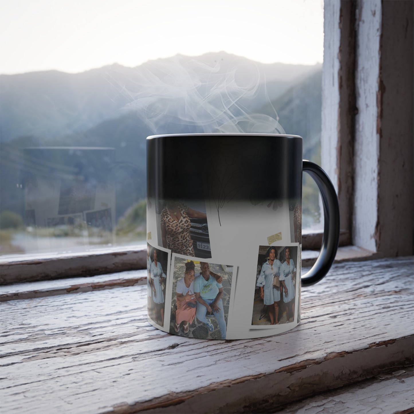 Personalized Color Morphing Mug - Custom Photo Holiday Gift