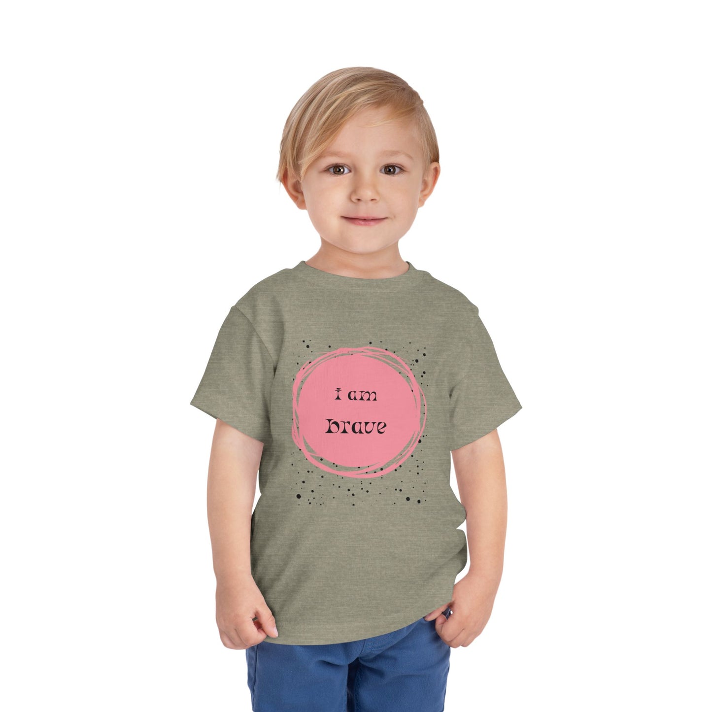 Brave Toddler Tee - I Am Brave Kids T-Shirt