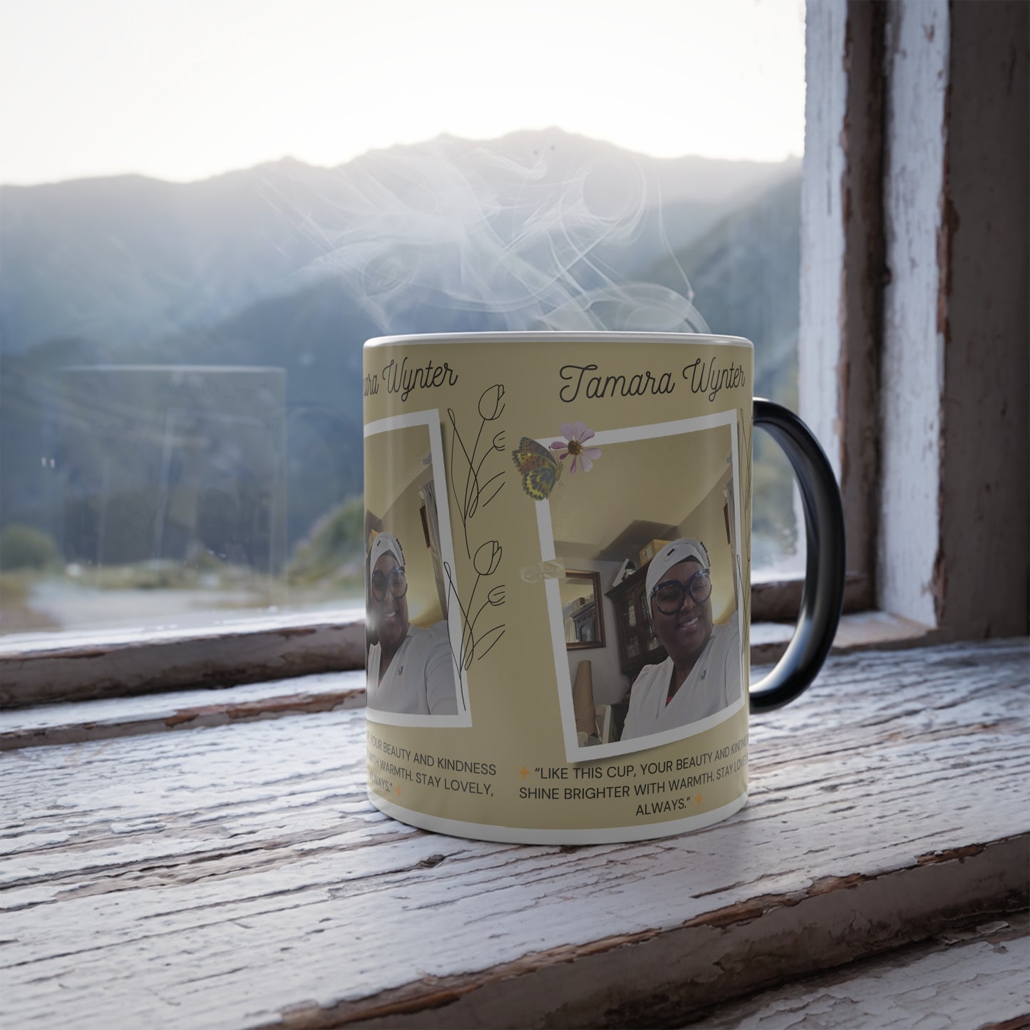 Personalized Color Changing Mug, Custom Gift for Friends, Family, Inspirational Coffee Cup, Unique Photo Mug, Unique Gift for Her