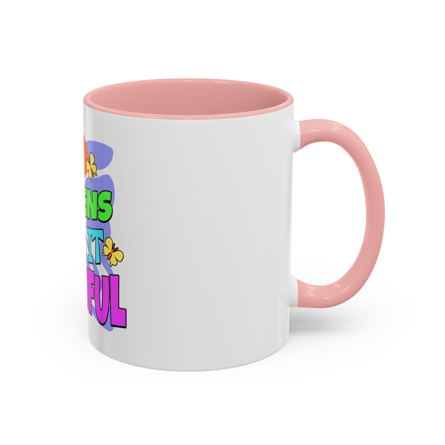 Vibrant Life Happens Coffee Mug - 11oz & 15oz - Motivational & Colorful Design