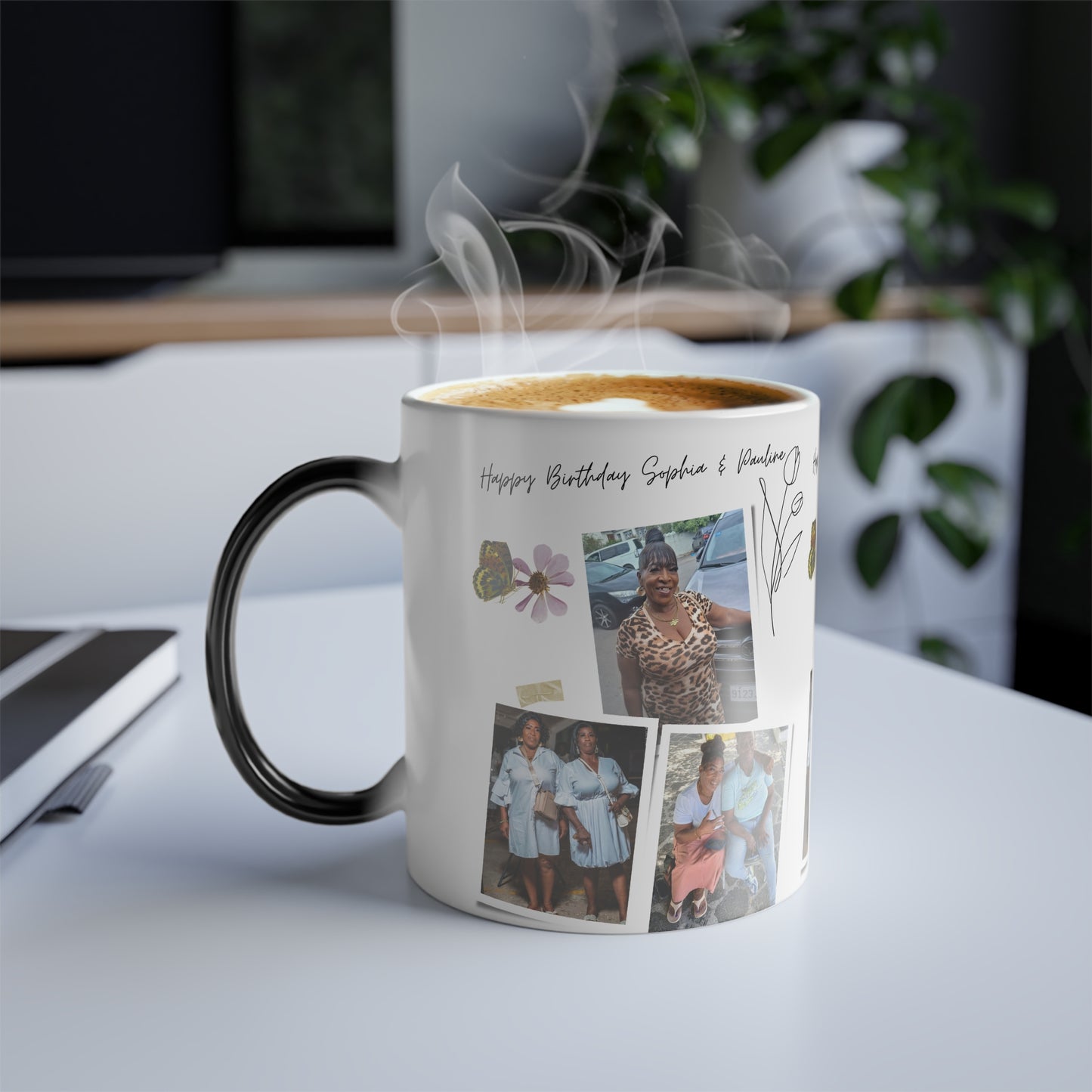 Personalized Color Morphing Mug - Custom Photo Holiday Gift