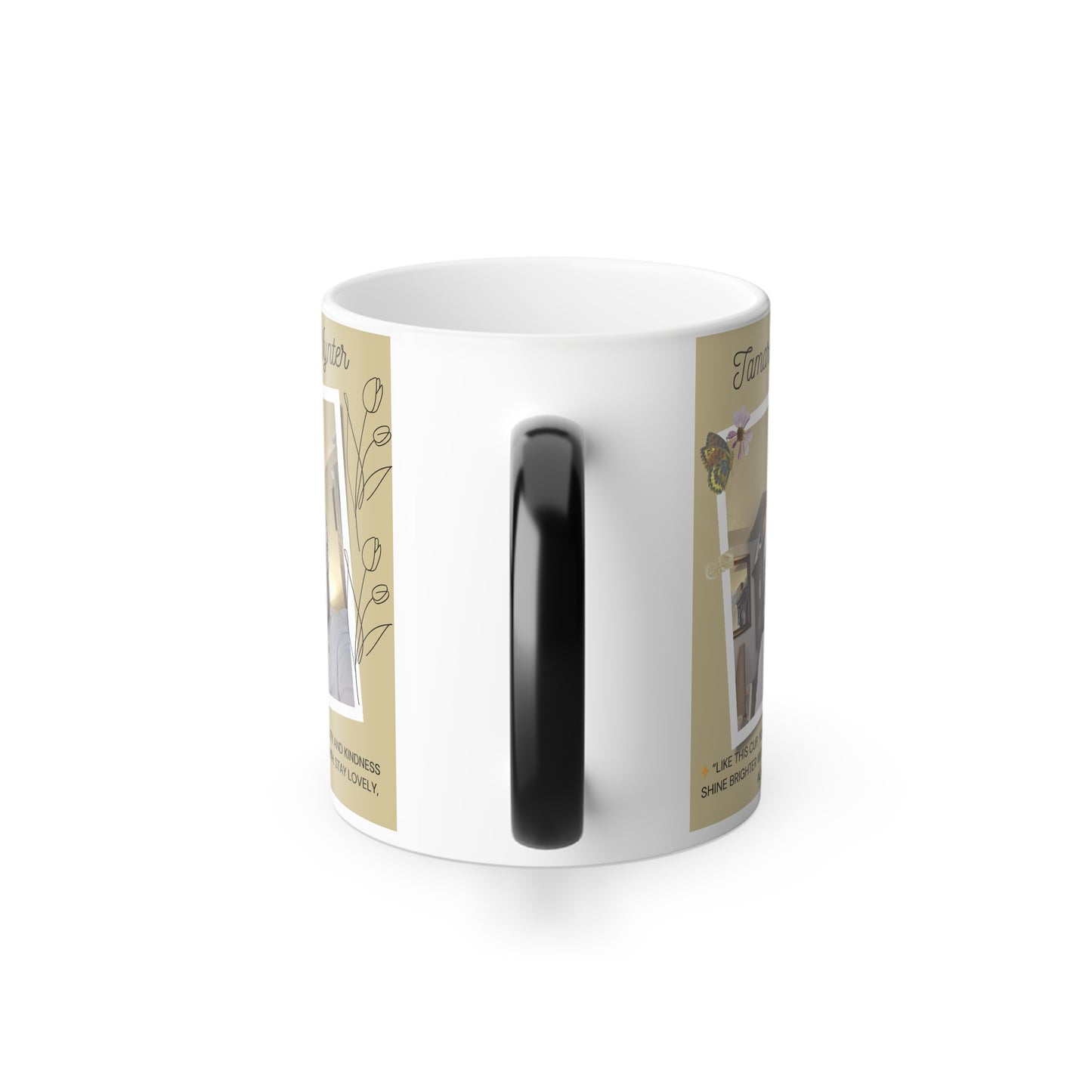 Personalized Color Changing Mug, Custom Gift for Friends, Family, Inspirational Coffee Cup, Unique Photo Mug, Unique Gift for Her