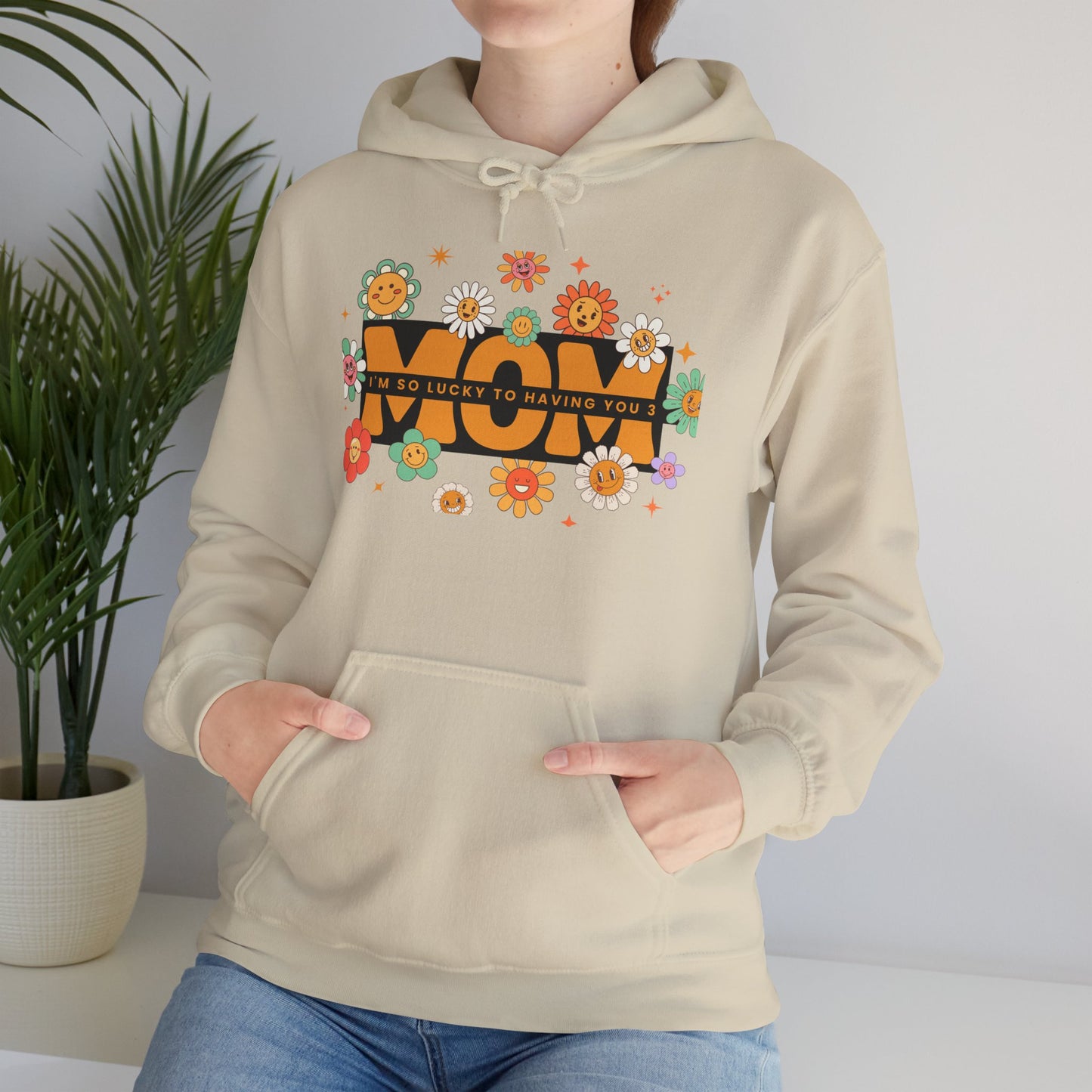 Floral Mom Hoodie | Mother's Day Gift | Cozy Sweatshirt
