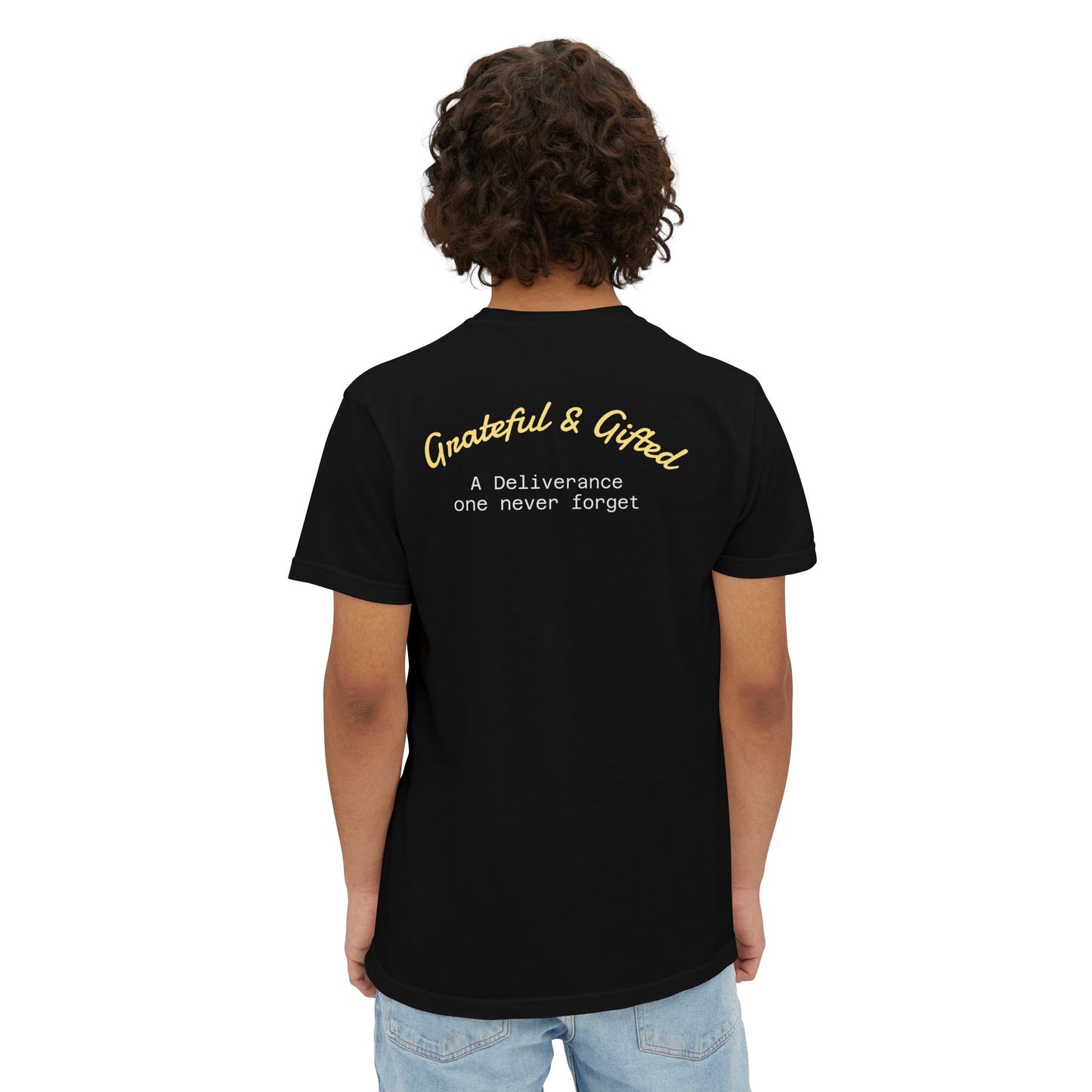 Garment-Dyed Pocket T-Shirt, Grateful and Gifted