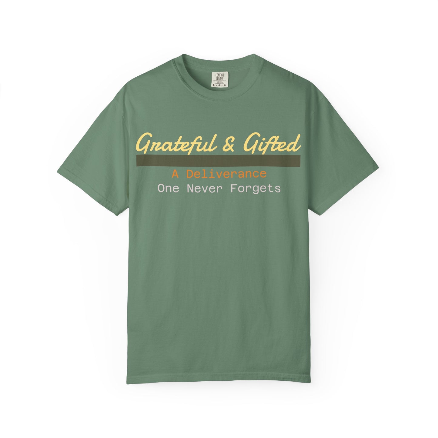 Grateful & Gifted T-Shirt | Perfect for Gratitude Celebrations, Thoughtful Gifts, Everyday Casual Wear, & Unisex Style