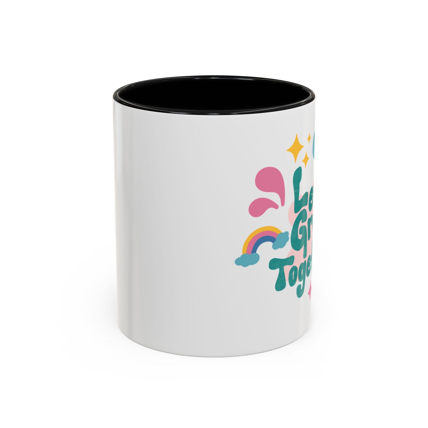 Colorful Growth Coffee Mug – Perfect Gift for Friends, Inspirational Drinkware, Motivational Office Mug, Coffee Lover, Encouraging Tea Cup