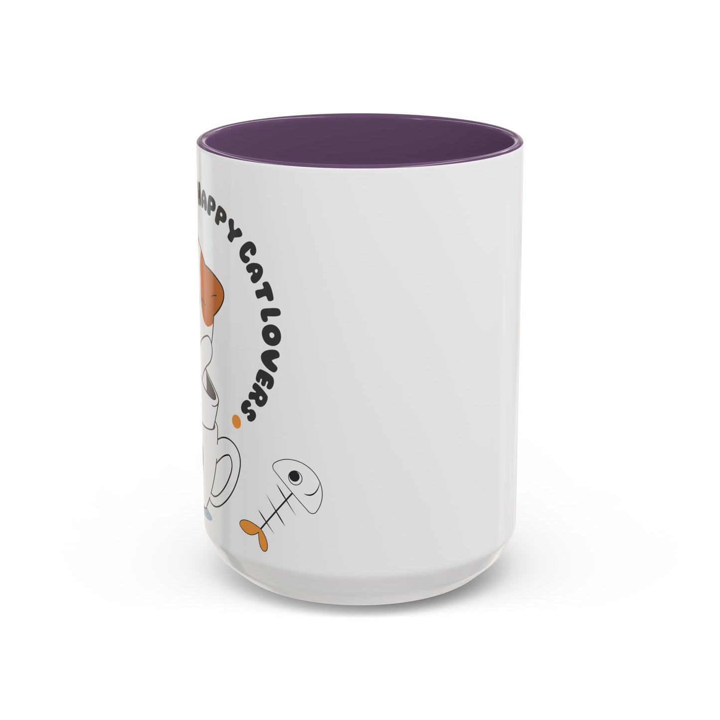 Whimsical Cat Lovers Coffee Mug | Cute Cat Decor, Gift for Pet Owners, Fun Design, Coffee Lover's Gift, Black Accent Mug