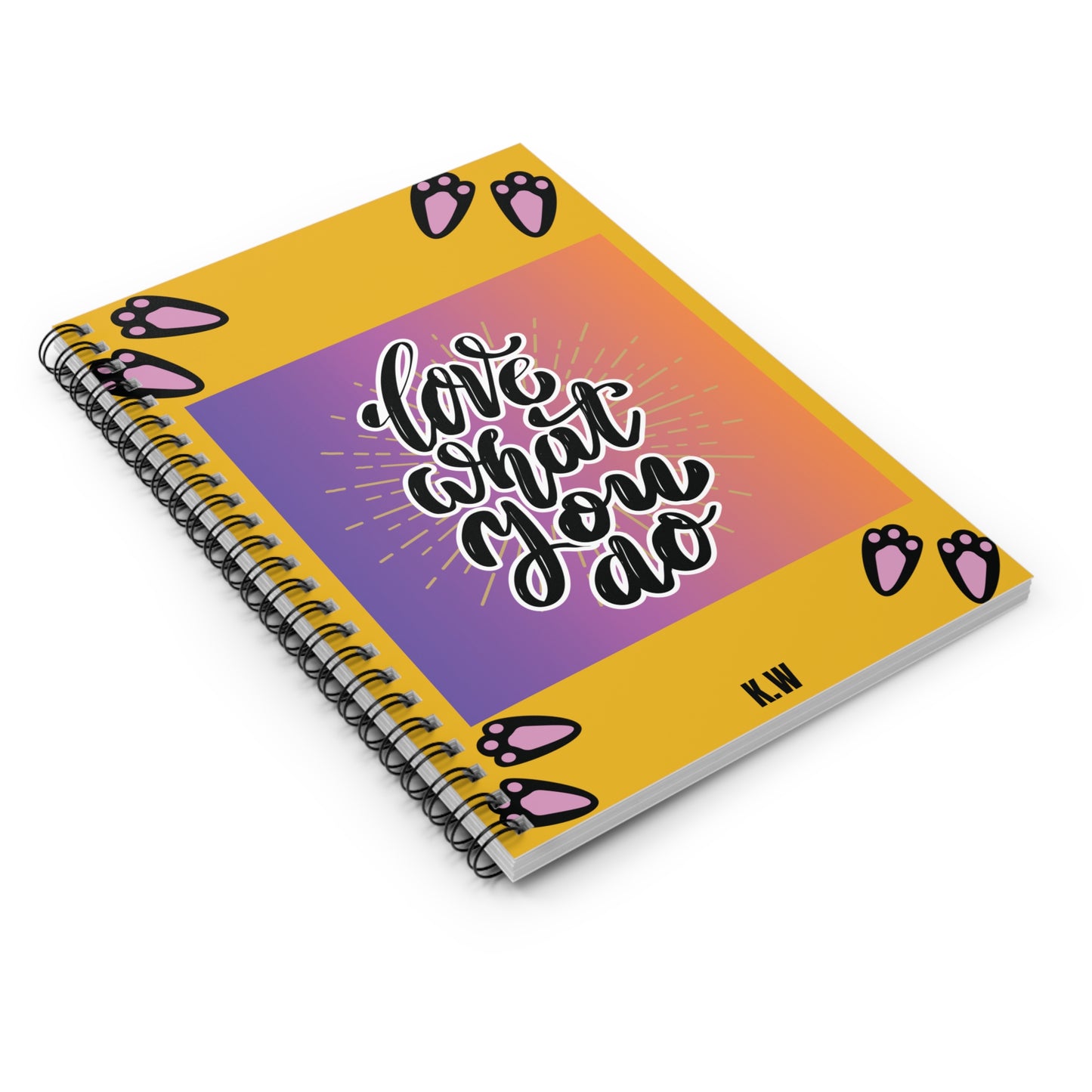Personalize Spiral Notebook, Gift for Her, Customize