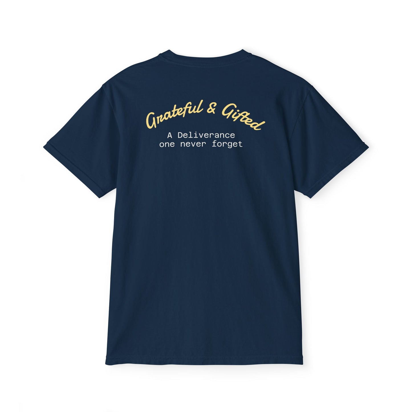 Garment-Dyed Pocket T-Shirt, Grateful and Gifted
