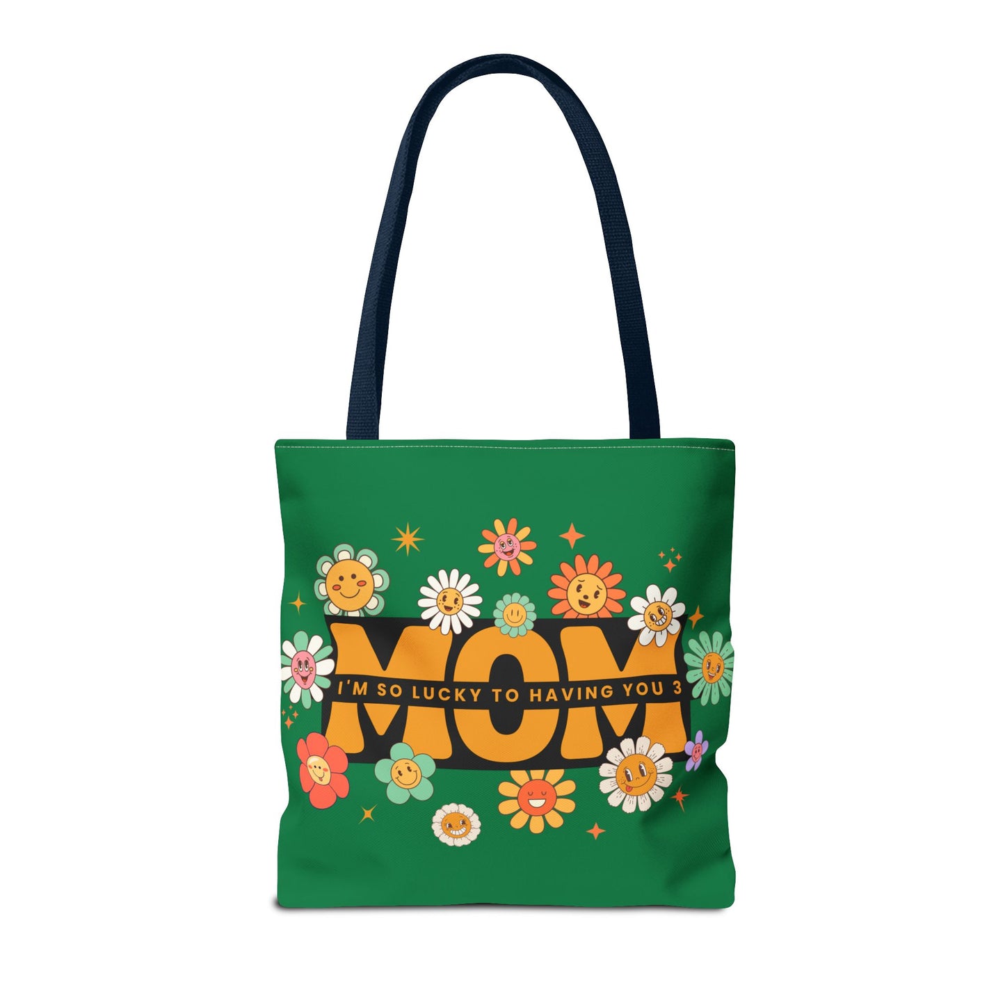 Charming Floral Mom Tote Bag, Mother's Day Gift, Eco-Friendly Shopping Bag, Flower Print Handbag, Cute Tote for Moms