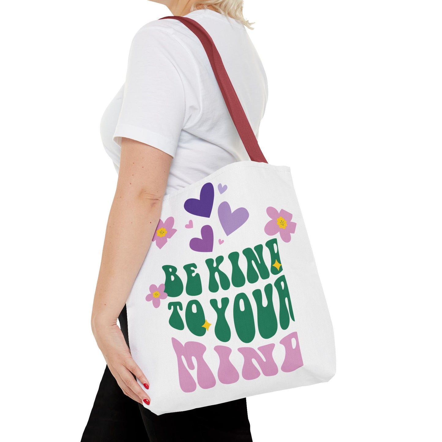 Be Kind To Your Mind Tote Bag, Mental Health Tote Bag, Motivational Gifts, Inspirational Tote Bag, Awareness Tote Bag