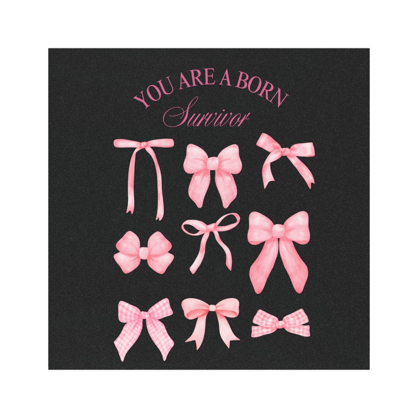 Pink Ribbon Survivor Car Magnets | Breast Cancer Awareness, Supportive Gifts, Women's Empowerment, Inspirational Décor, Car Accessories
