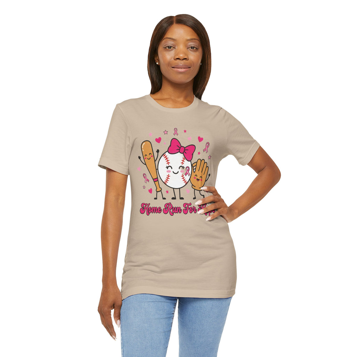 Hope & Strength Ribbon Tee | Breast Cancer Awareness, Pink Ribbon
