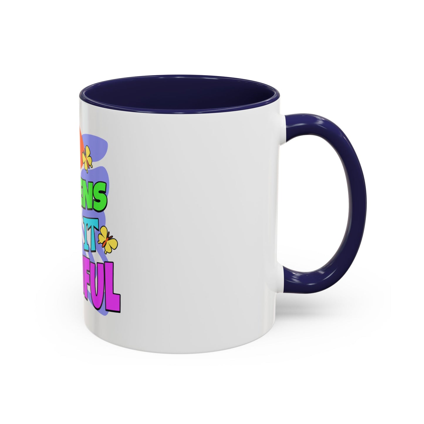 Vibrant Life Happens Coffee Mug - 11oz & 15oz - Motivational & Colorful Design