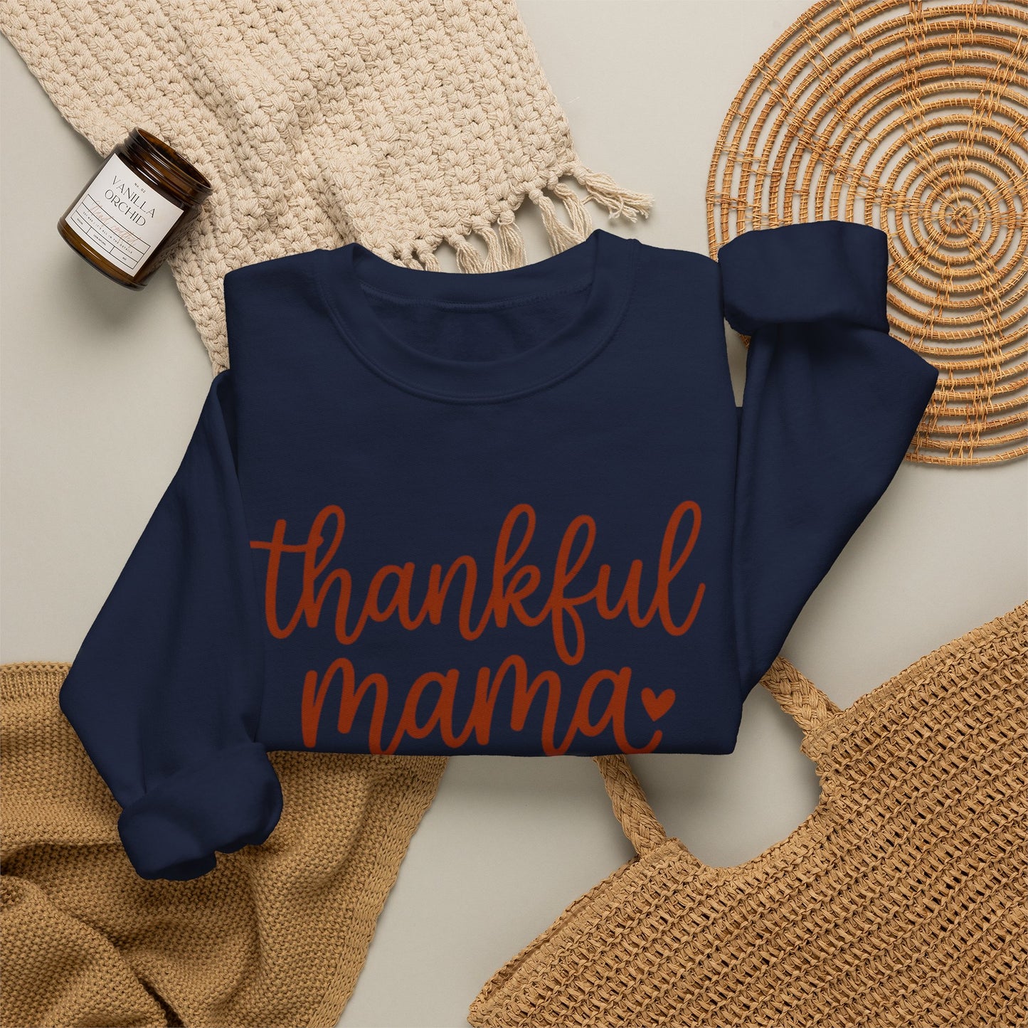 Thankful Mama sweatshirt | Thanksgiving fall pumpkin crewneck