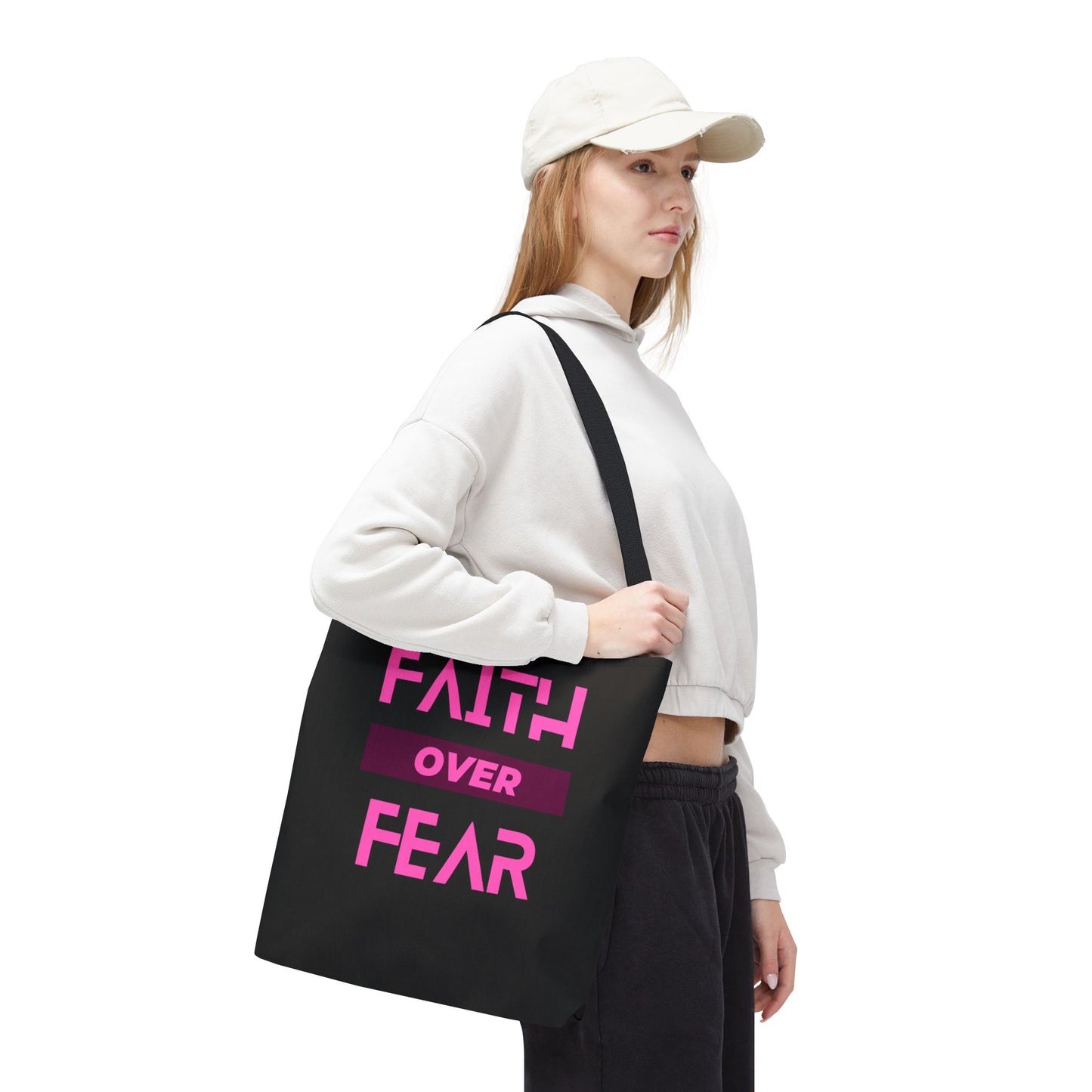 Faith over Fear Tote Bag