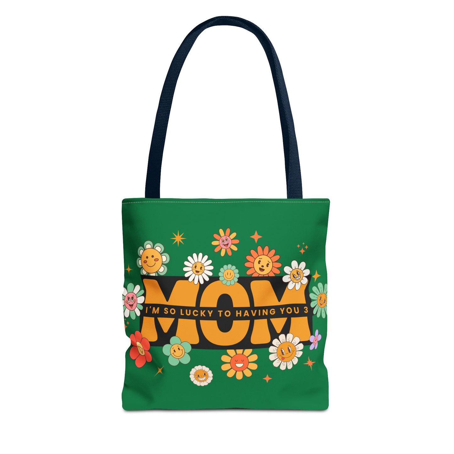 Charming Floral Mom Tote Bag, Mother's Day Gift, Eco-Friendly Shopping Bag, Flower Print Handbag, Cute Tote for Moms