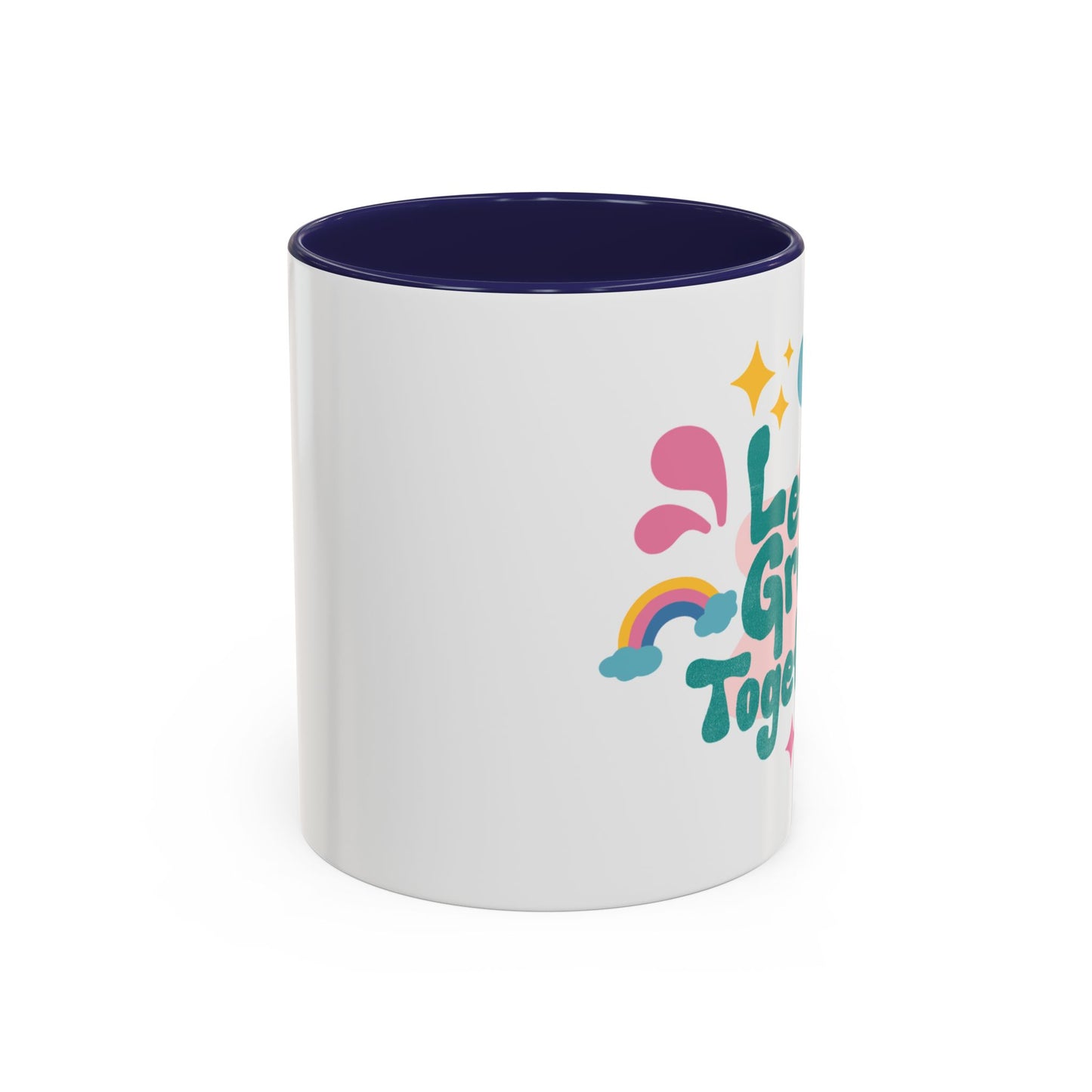 Colorful Growth Coffee Mug – Perfect Gift for Friends, Inspirational Drinkware, Motivational Office Mug, Coffee Lover, Encouraging Tea Cup