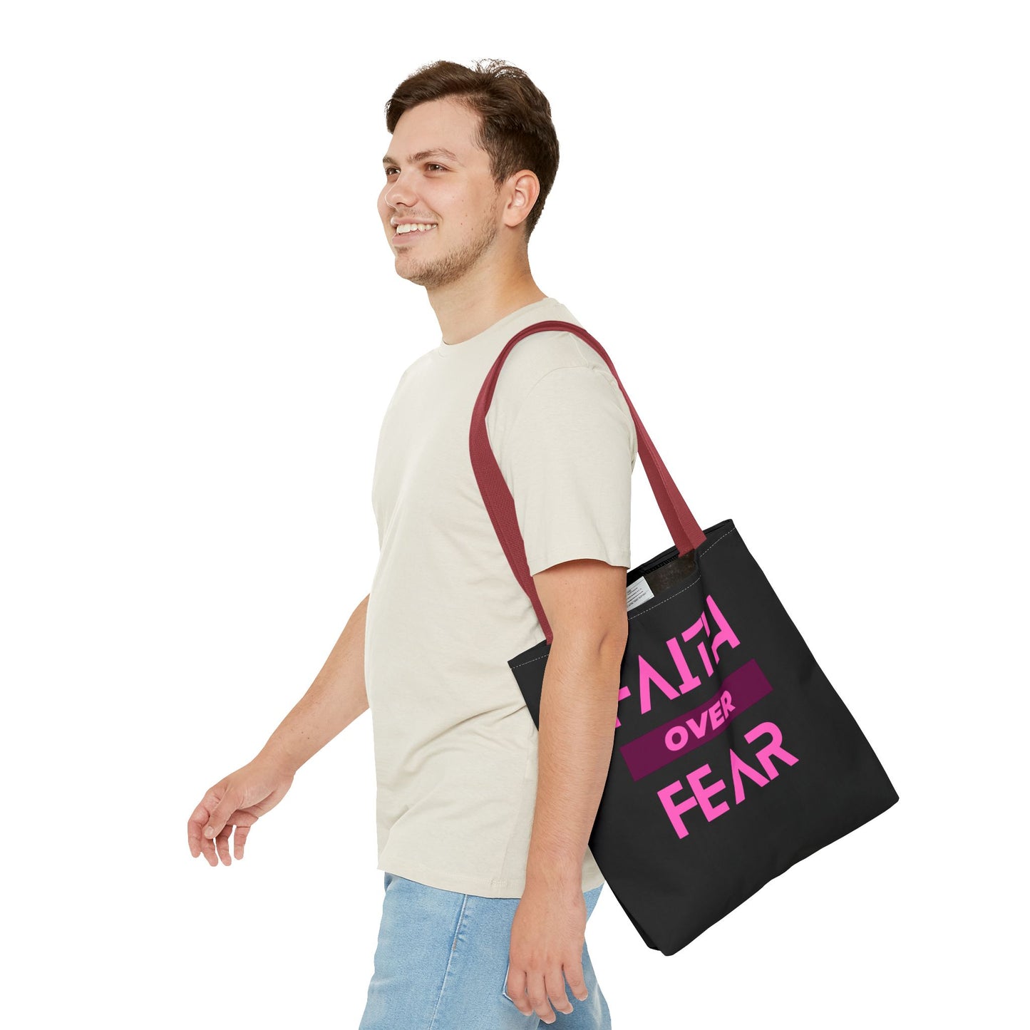 Faith over Fear Tote Bag