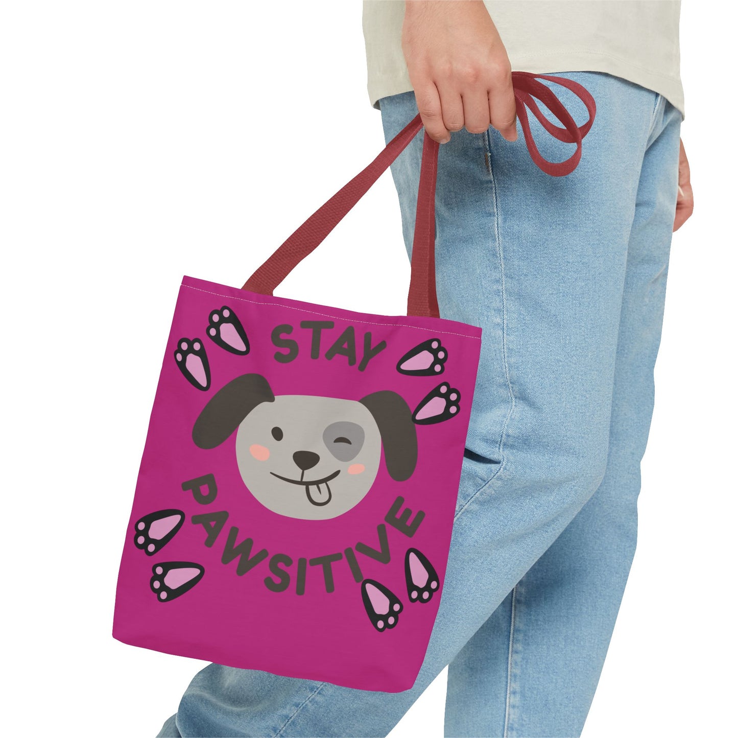 Pawsitive Tote Bag (AOP)