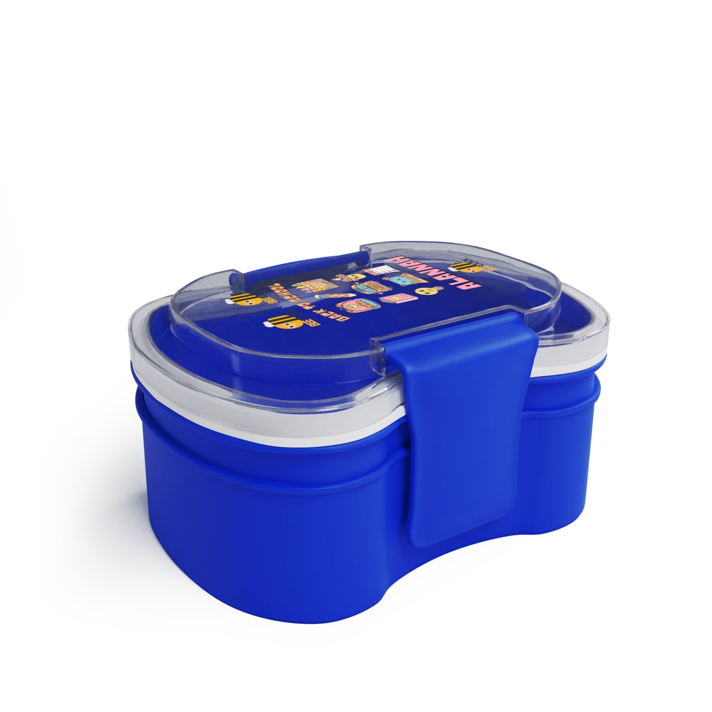 Two-Tier Bento Box for Kids, Fun Lunch Container, Back to School Snack Box, Personalized Lunchbox, Cute Meal Prep Holder