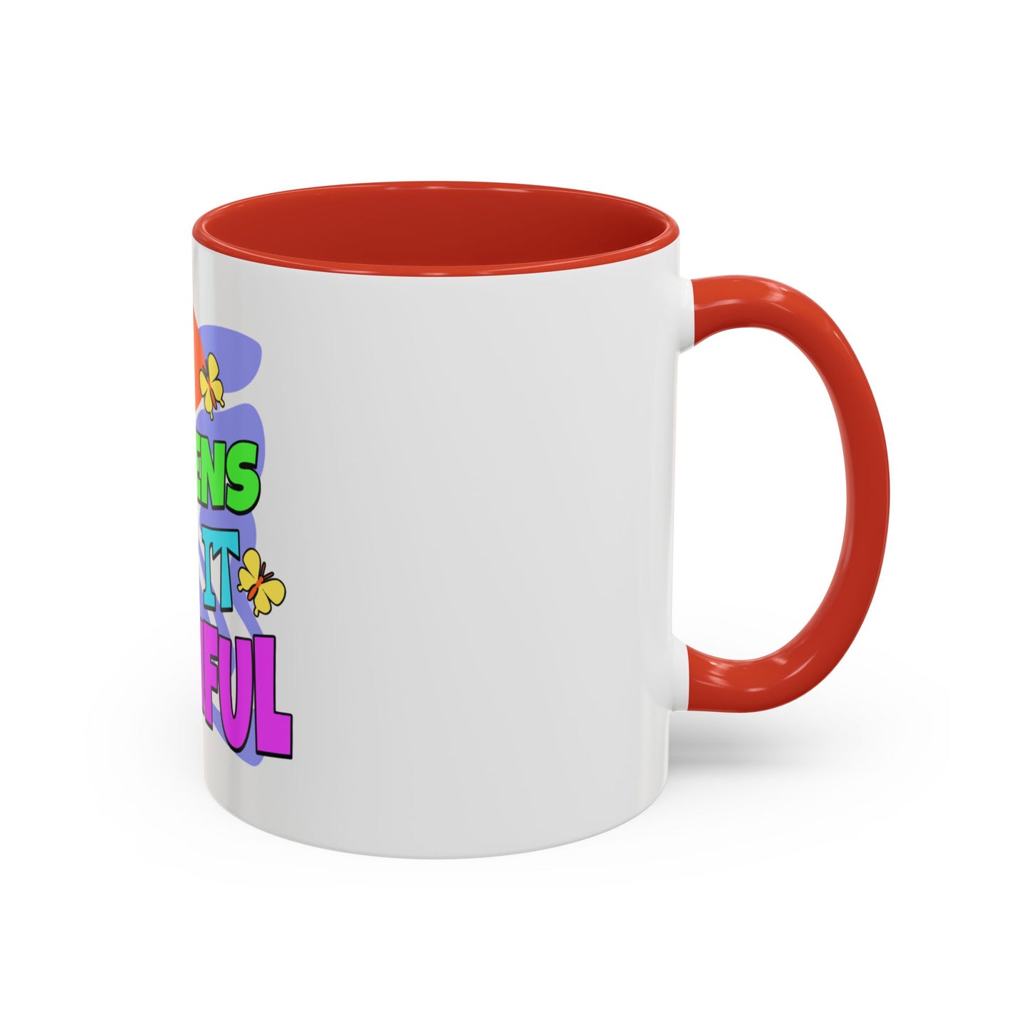 Vibrant Life Happens Coffee Mug - 11oz & 15oz - Motivational & Colorful Design