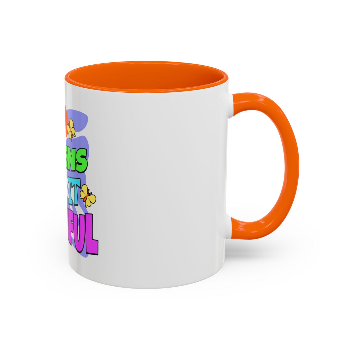 Vibrant Life Happens Coffee Mug - 11oz & 15oz - Motivational & Colorful Design