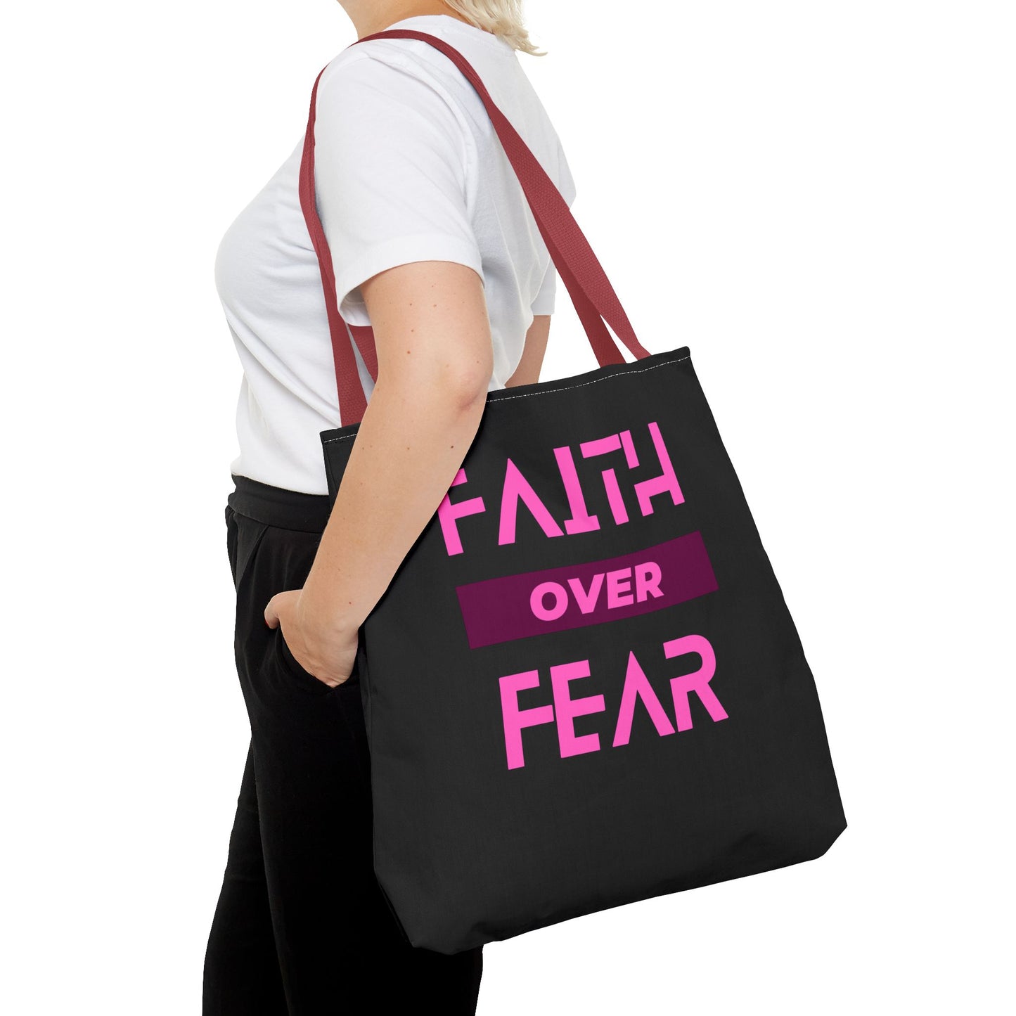 Faith over Fear Tote Bag