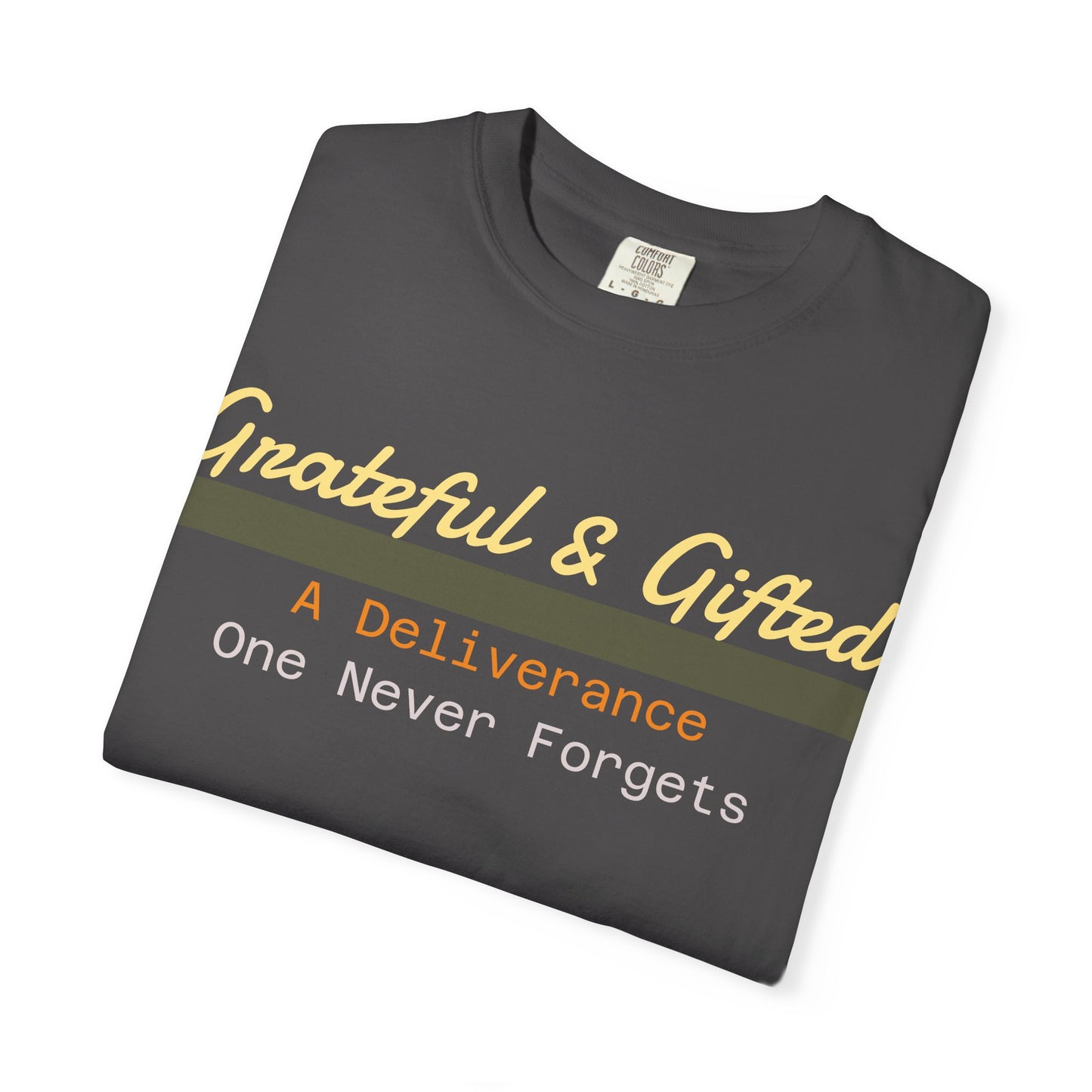 Grateful & Gifted T-Shirt | Perfect for Gratitude Celebrations, Thoughtful Gifts, Everyday Casual Wear, & Unisex Style