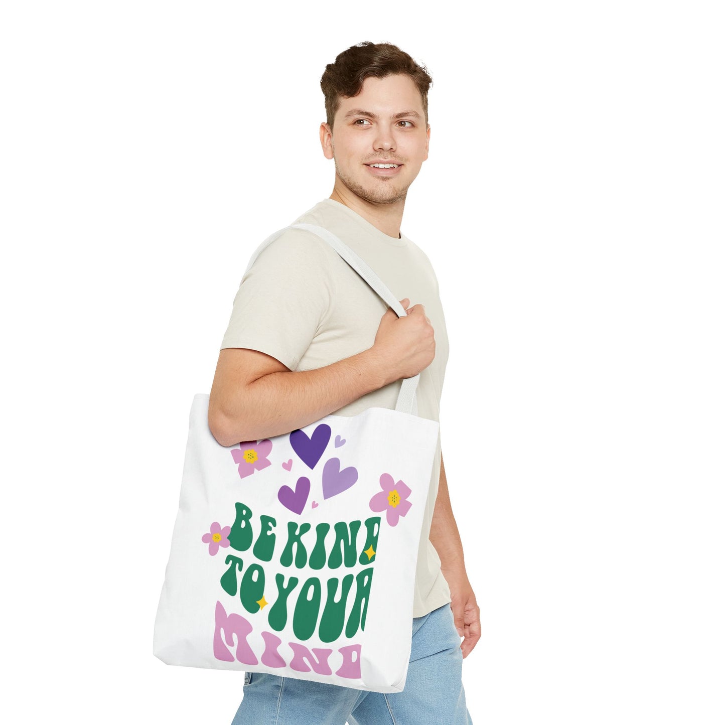 Be Kind To Your Mind Tote Bag, Mental Health Tote Bag, Motivational Gifts, Inspirational Tote Bag, Awareness Tote Bag