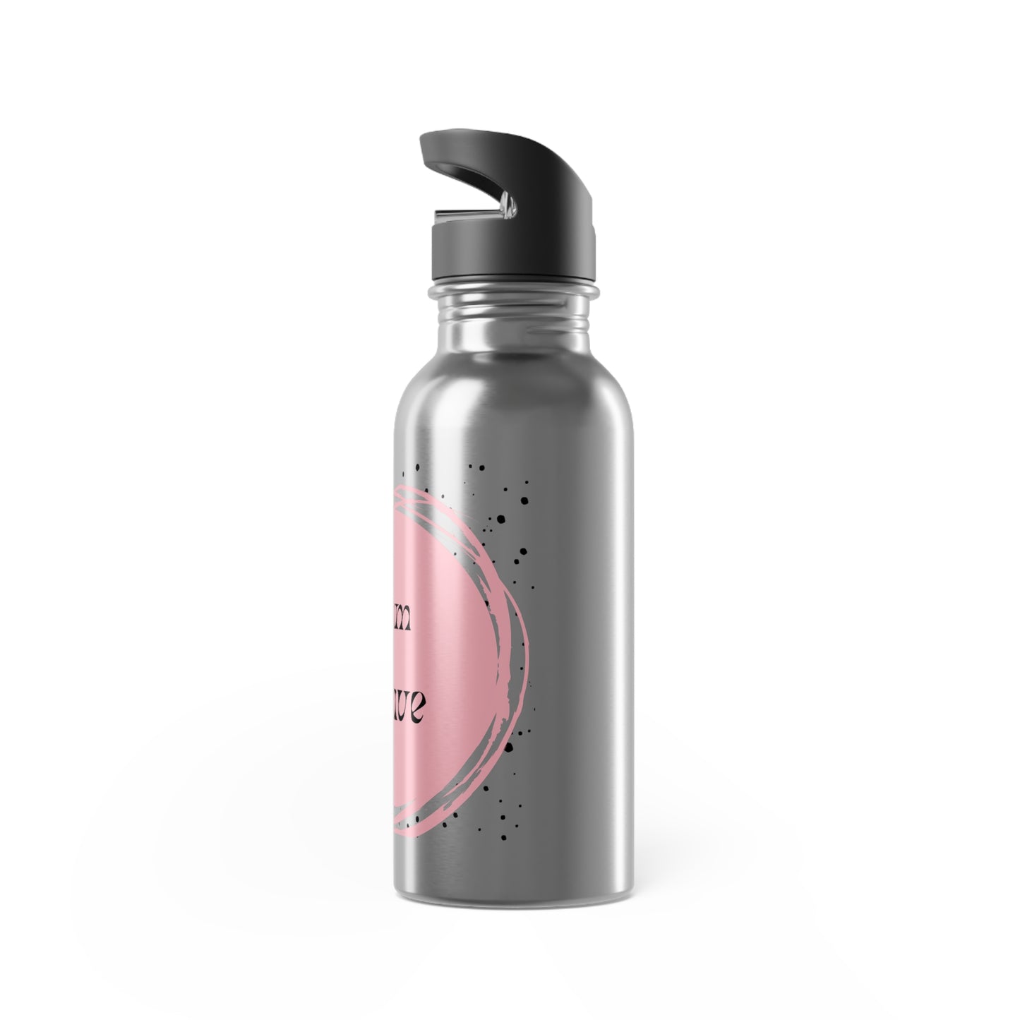 Inspirational Stainless Steel Water Bottle - 20oz "I Am Brave"
