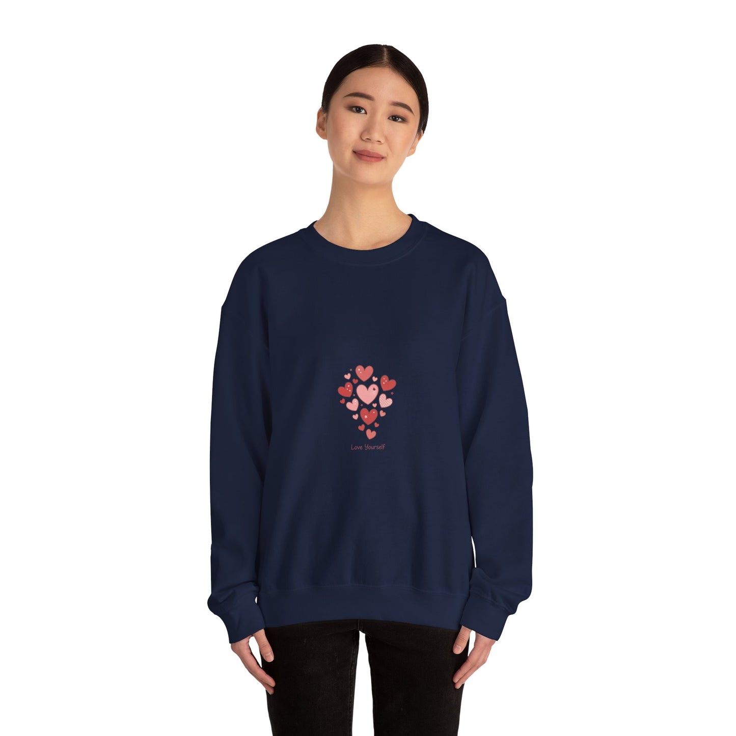 Tiny Heart Cluster Sweatshirt | tiny heart design, valentine doodle